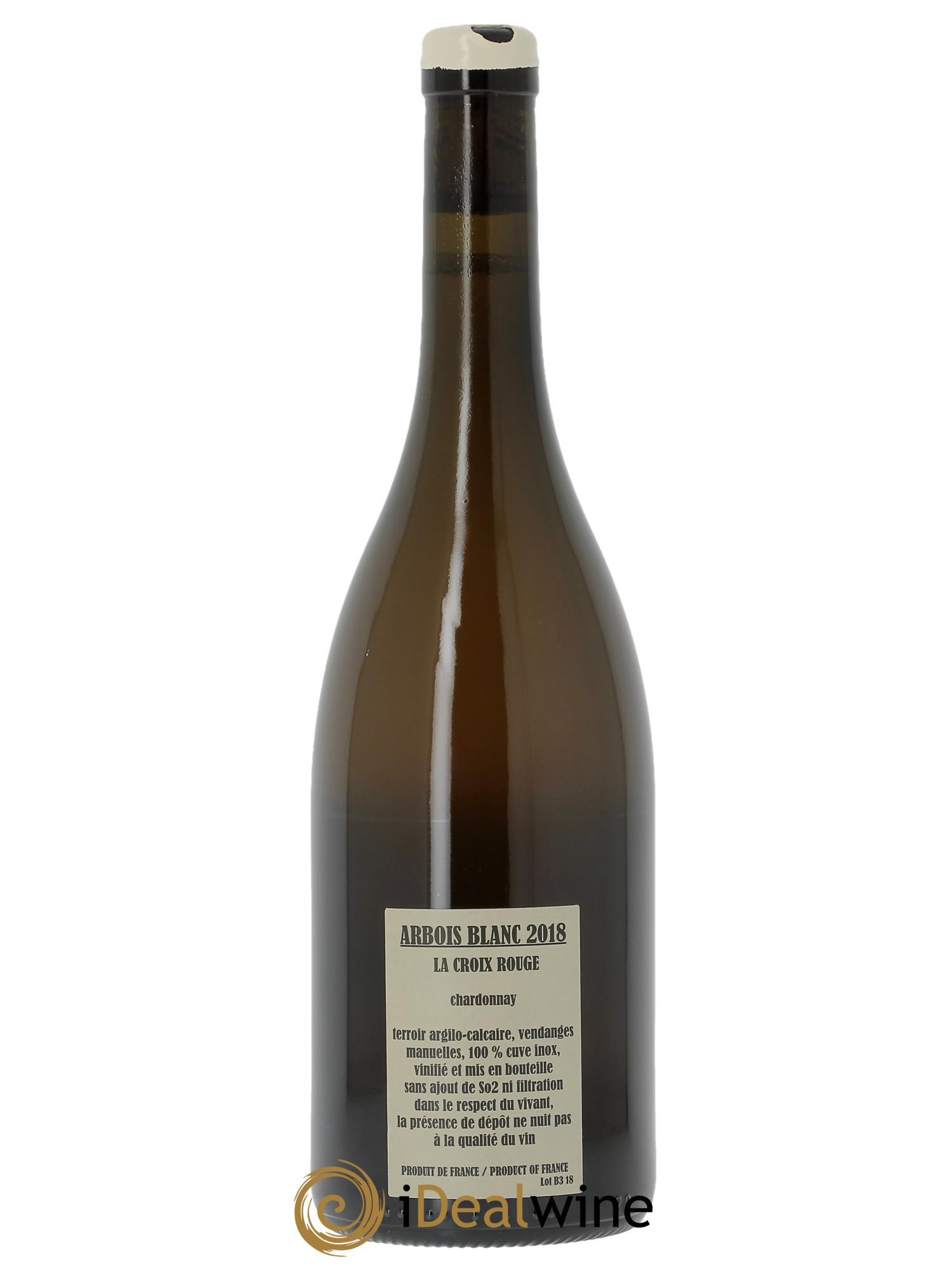 Arbois Chardonnay La Croix Rouge Adeline Houillon & Renaud Bruyère 2018 - Lot de 1 bouteille - 1