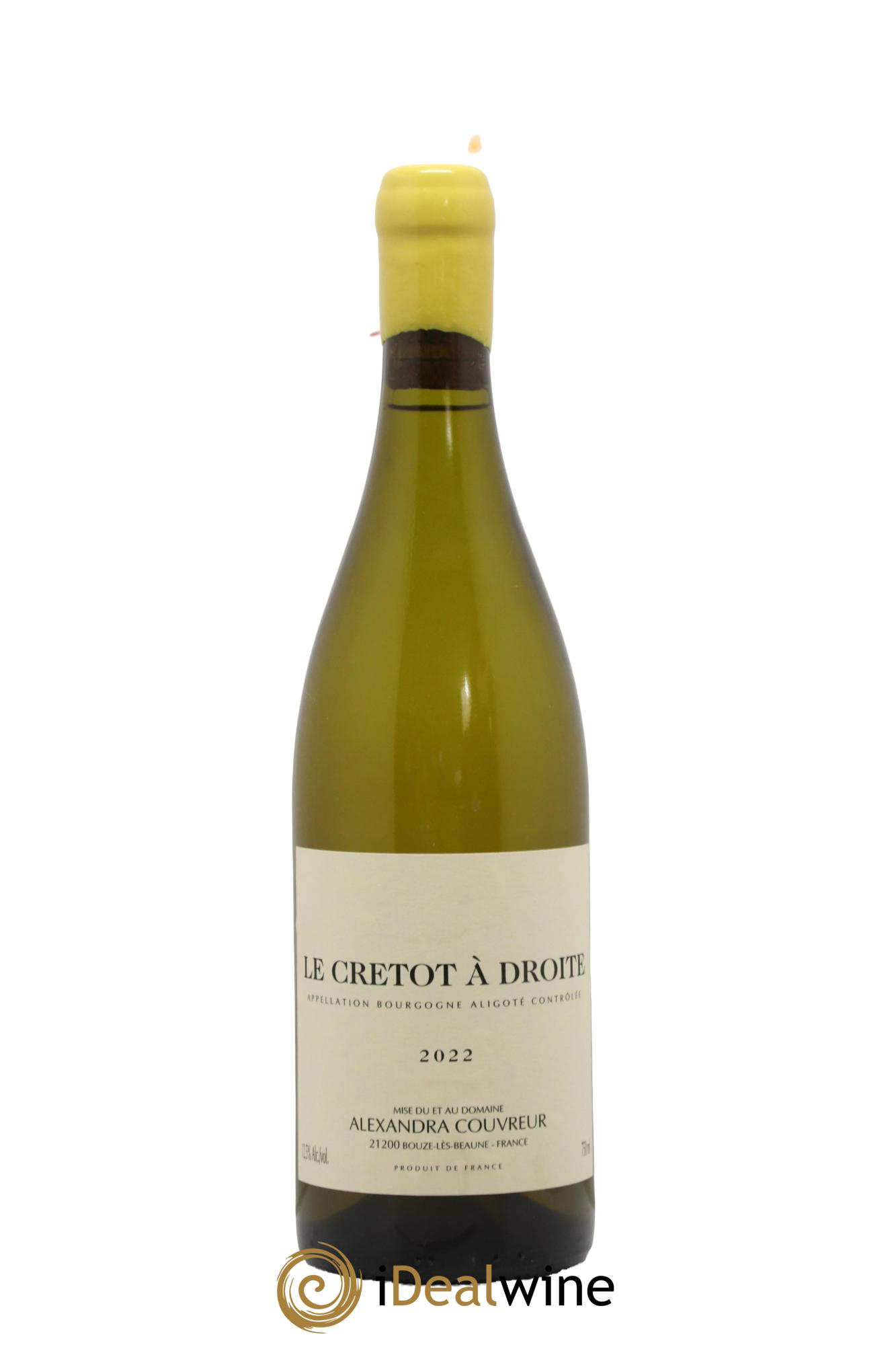 Bourgogne Aligoté Le Cretot à Droite Alexandra Couvreur 2022 - Lot de 1 bouteille - 0