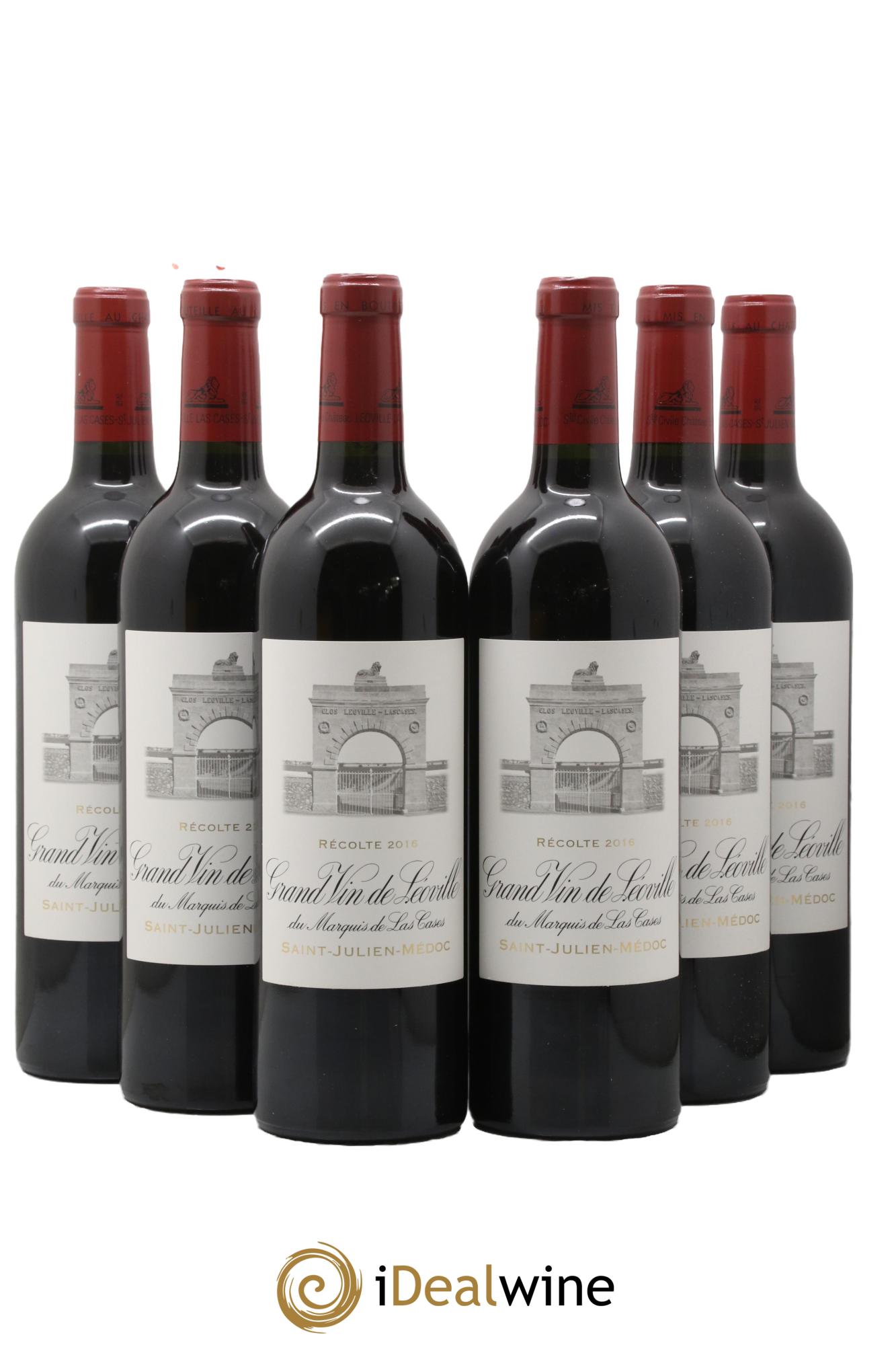 Château Léoville Las Cases 2ème Grand Cru Classé 2016 - Lotto di 6 bottiglie - 0