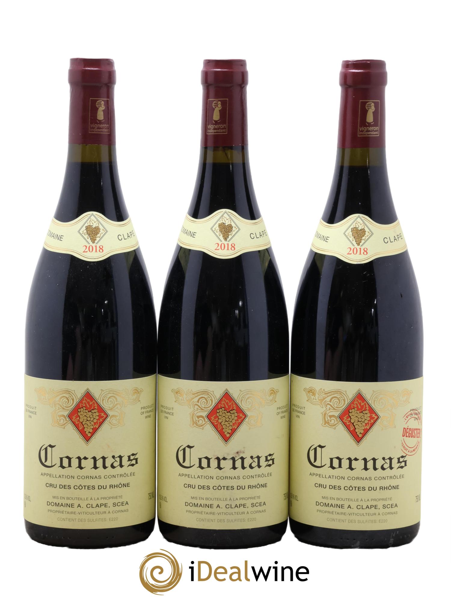 Cornas Auguste Clape 2018 - Lotto di 3 bottiglie - 0