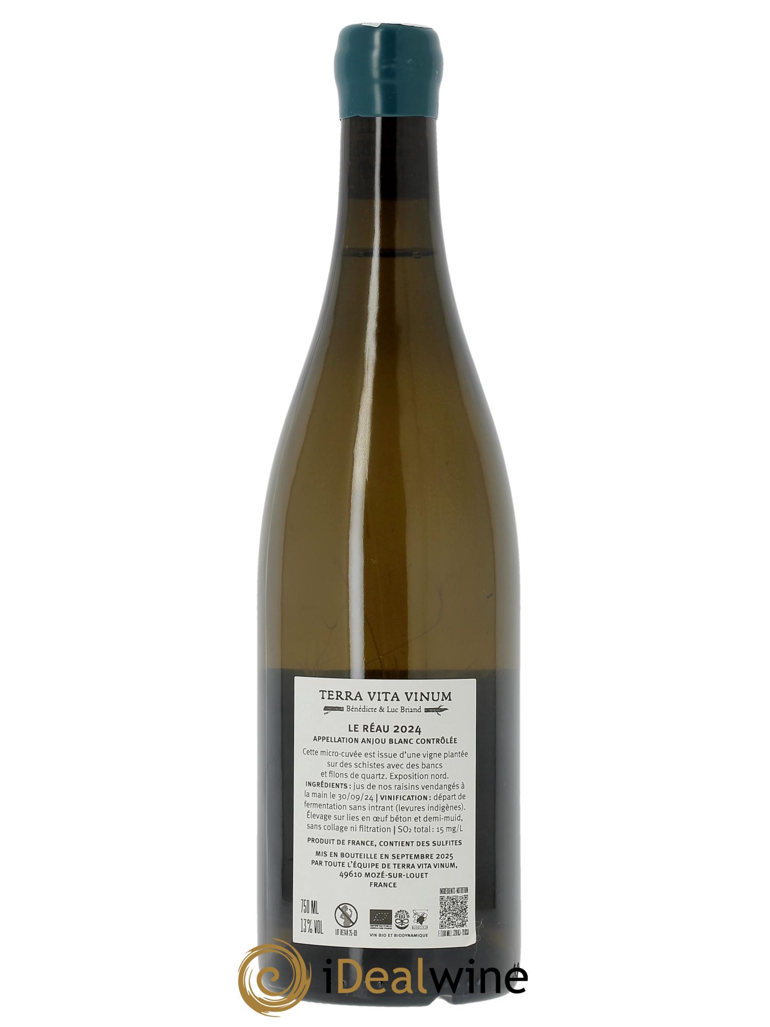 Anjou Le Réau Terra Vita Vinum  2024 - Posten von 1 Flasche - 1