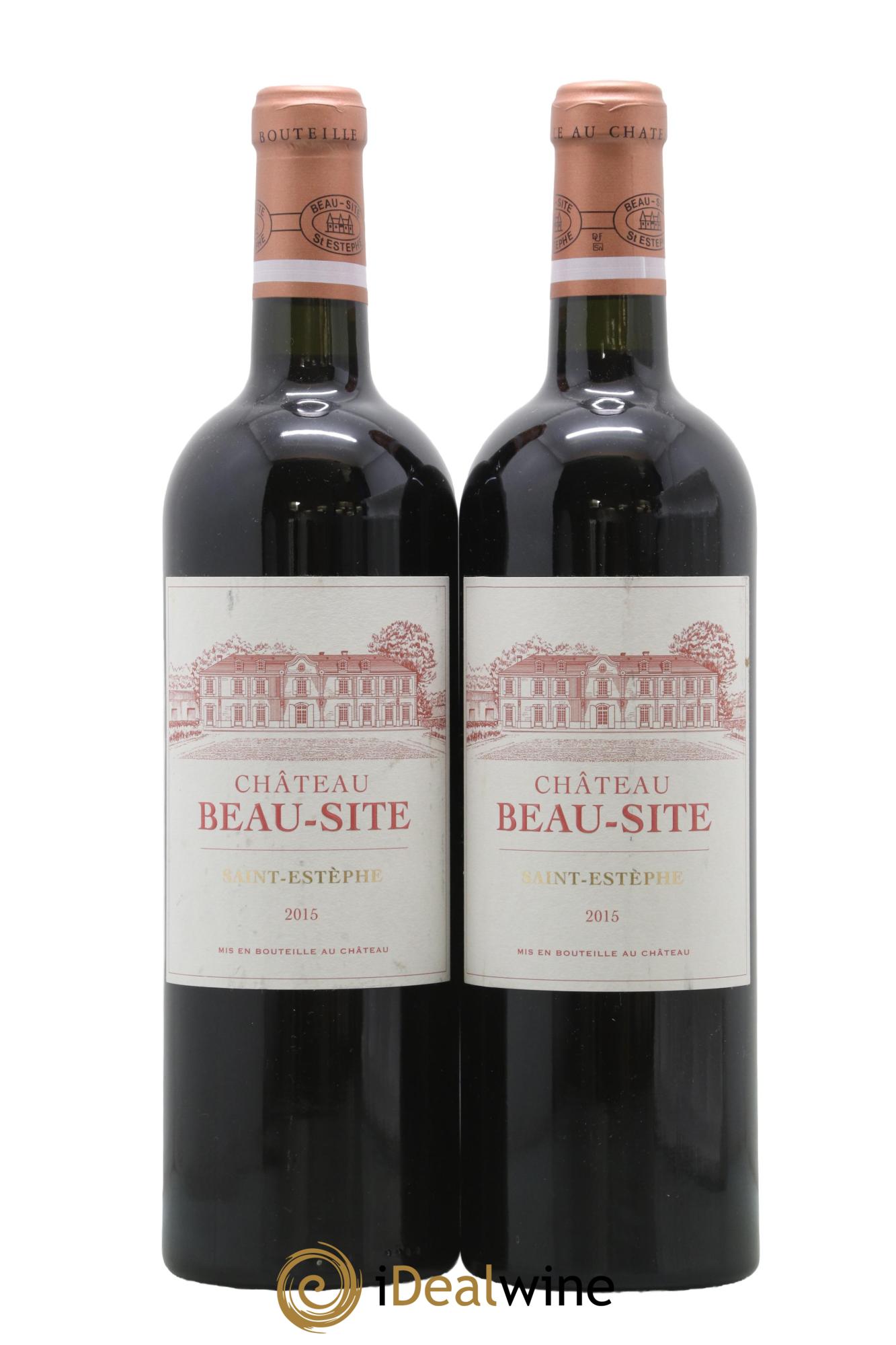 Château Beau Site Cru Bourgeois 2015 - Posten von 2 Flaschen - 0