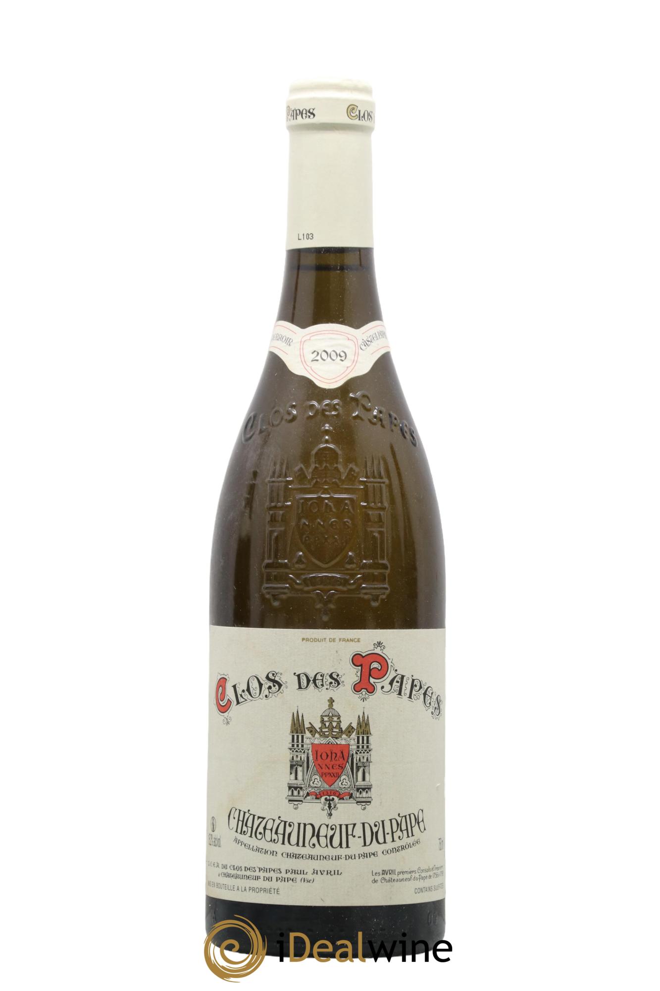 Châteauneuf-du-Pape Clos des Papes - Paul Avril 2009 - Lot de 1 bouteille - 0