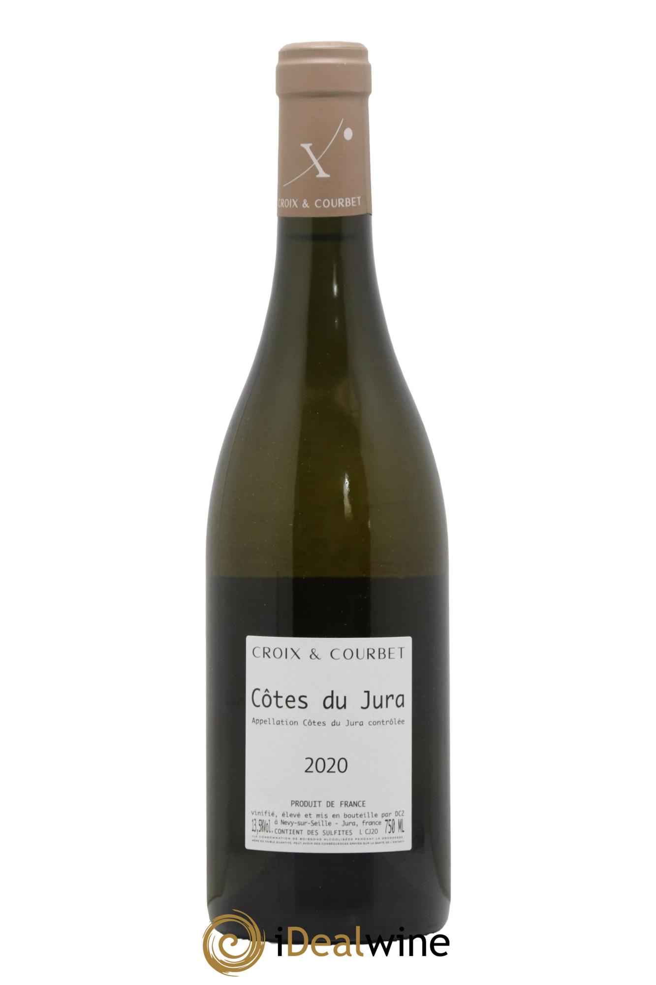 Côtes du Jura Savagnin ouillé Croix & Courbet 2020 - Lot de 1 bouteille - 1