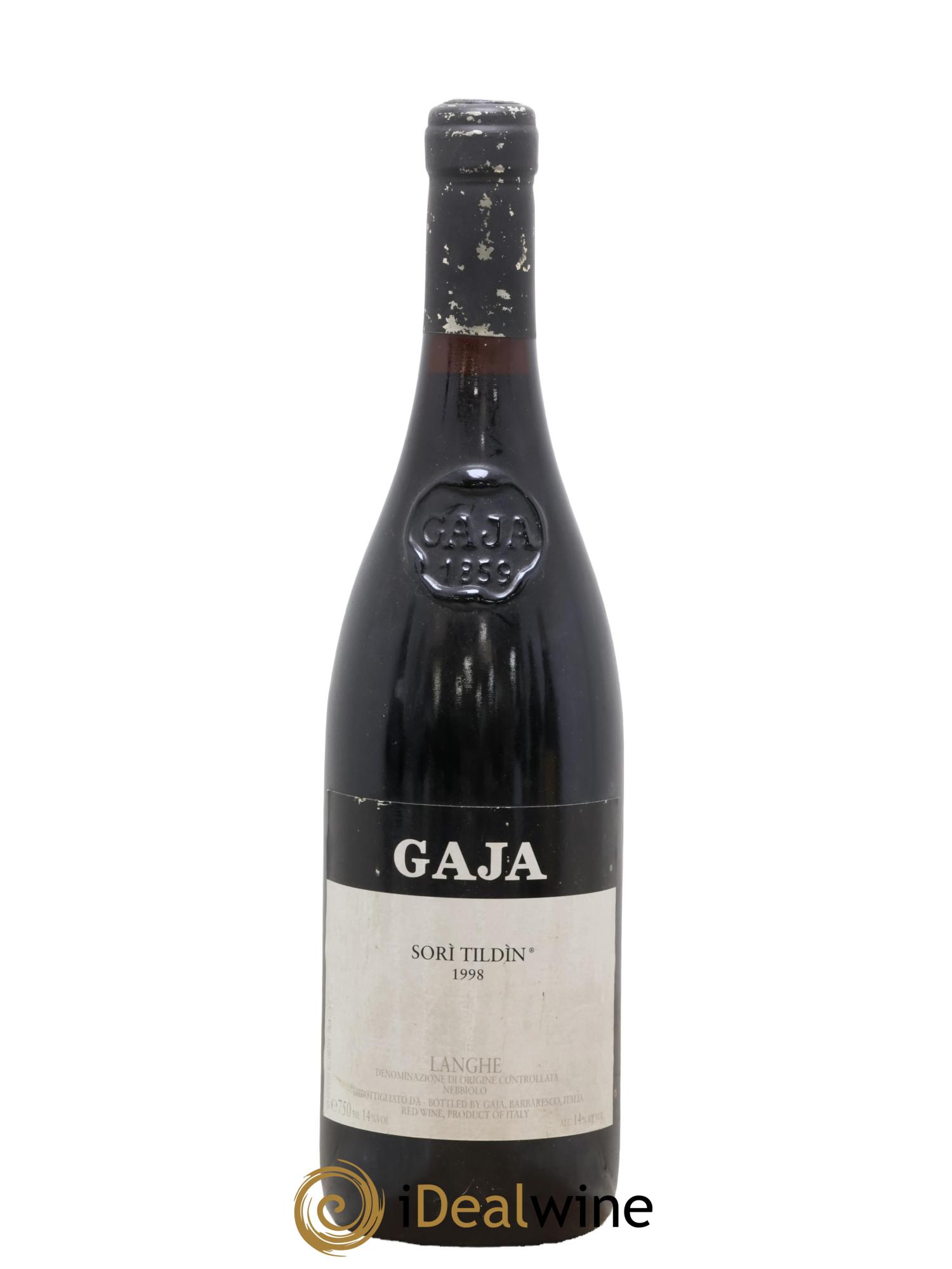 Langhe Sorì Tildìn Angelo Gaja  1998 - Lot de 1 bouteille - 0
