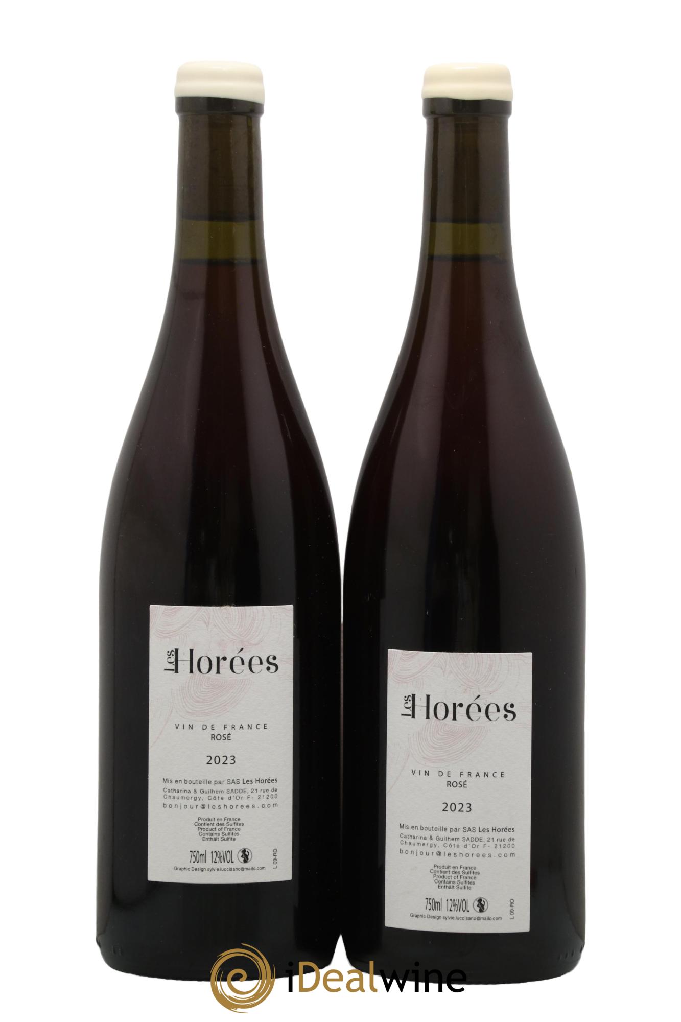Bourgogne Rosé Bonheur Les Horées 2023 - Lot de 2 bouteilles - 1