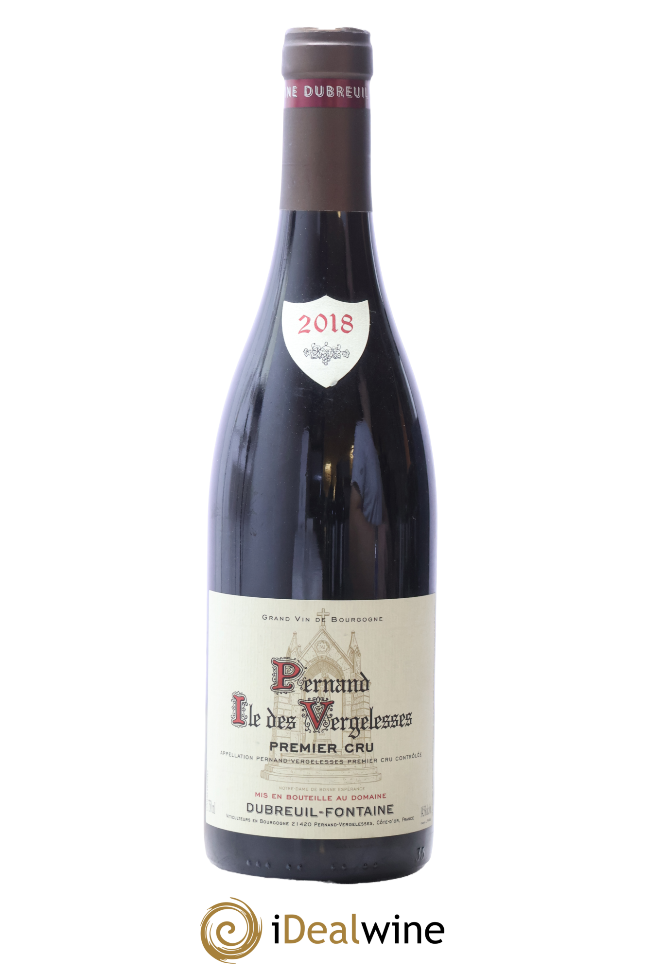 Pernand-Vergelesses 1er Cru Ile des Vergelesses Dubreuil-Fontaine (Domaine) 2018 - Lot de 1 bouteille - 0
