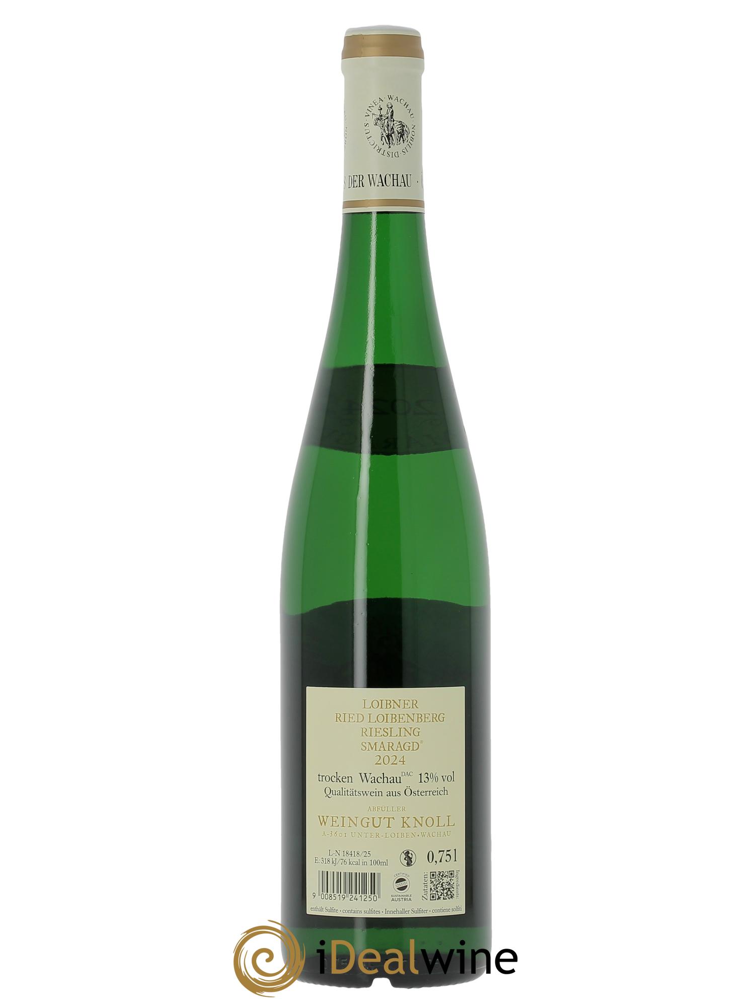 Riesling Wachau Ried Loibenberg Emmerich Knoll 2024 - Lot of 1 bottle - 1