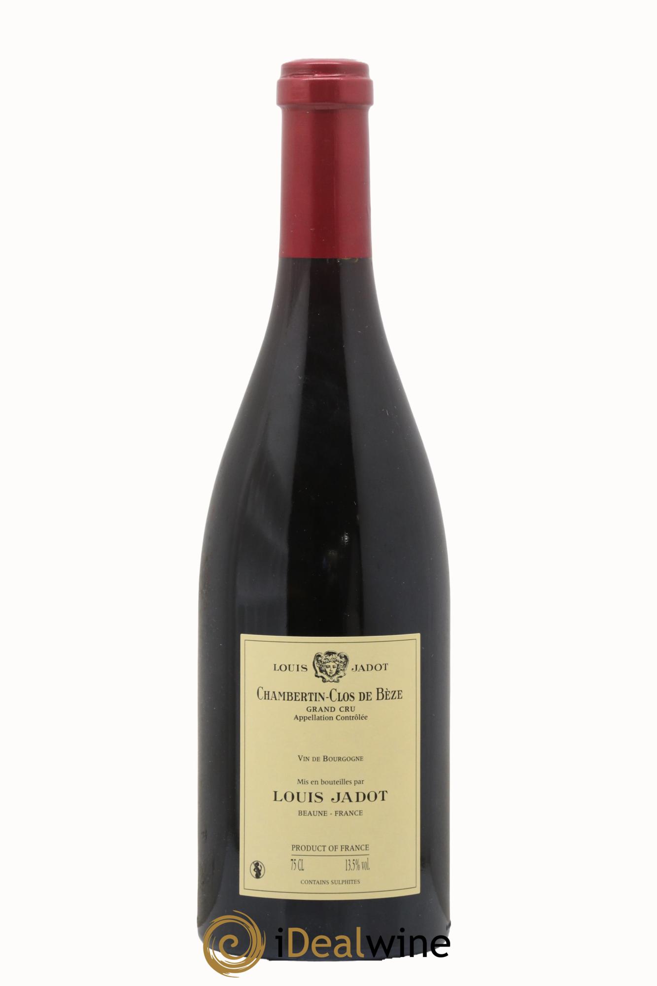 Chambertin Clos de Bèze Grand Cru Domaine Louis Jadot 2015 - Lot de 1 bouteille - 1