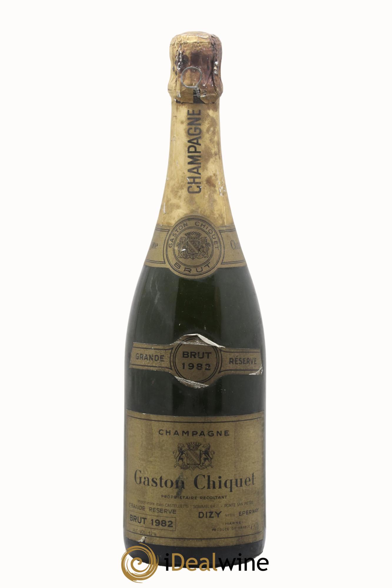 Champagne Blanc De Blancs Vintage D'Ay Gaston Chiquet 1982 - Lot of 1 bottle - 0