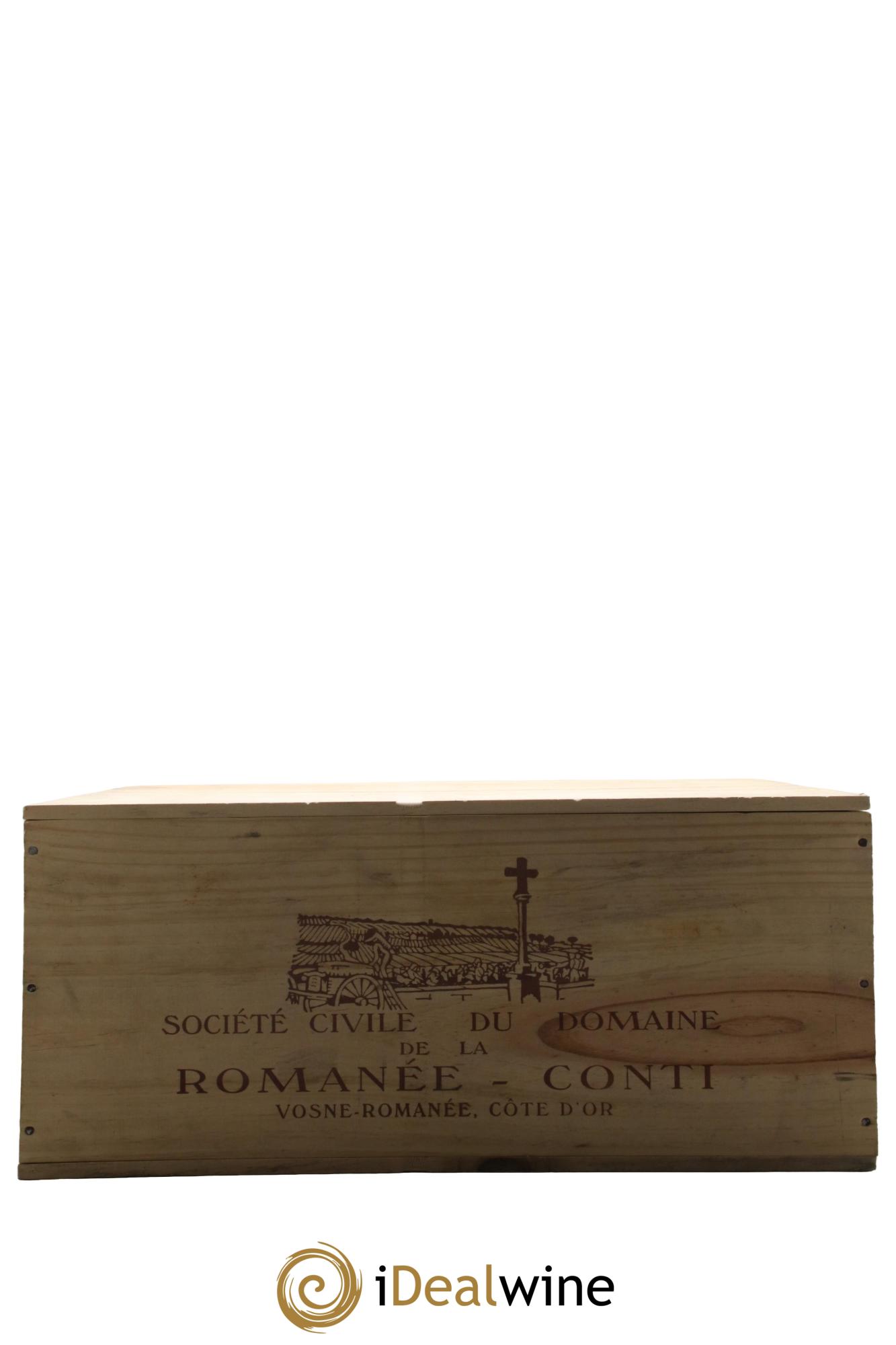Caisse Domaine de la Romanée Conti Domaine de la Romanée-Conti 3 Echézeaux, 2 Grands-Echézeaux, 3 Romanée-Saint-Vivant, 1 Richebourg, 3 Tâches, 1 Romanée-Conti 2012 - Lot de 13 bouteilles - 13