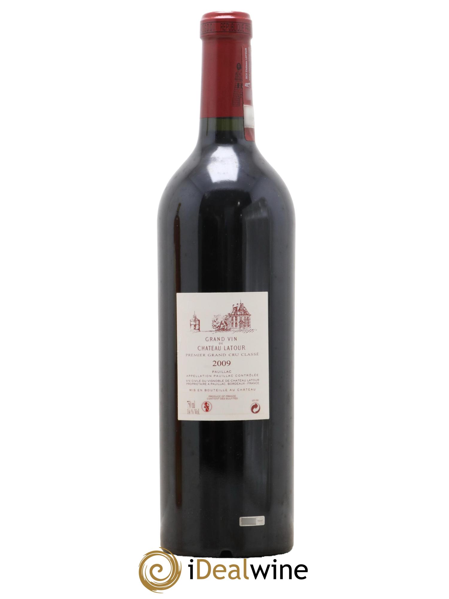 Château Latour 1er Grand Cru Classé 2009 - Lot de 1 bouteille - 1