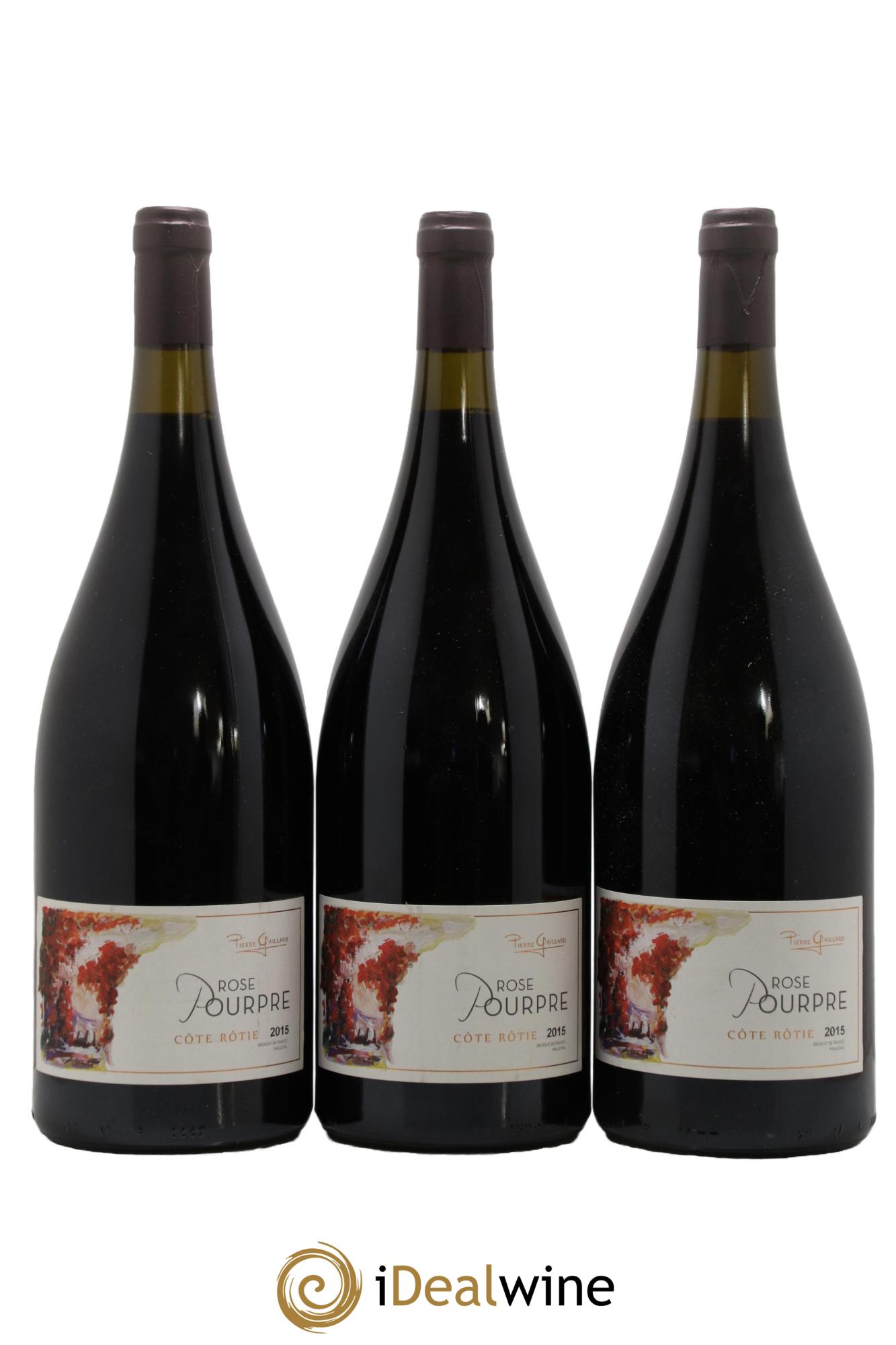 Côte-Rôtie Rose Pourpre Pierre Gaillard 2015 - Lotto di 3 magnum - 0