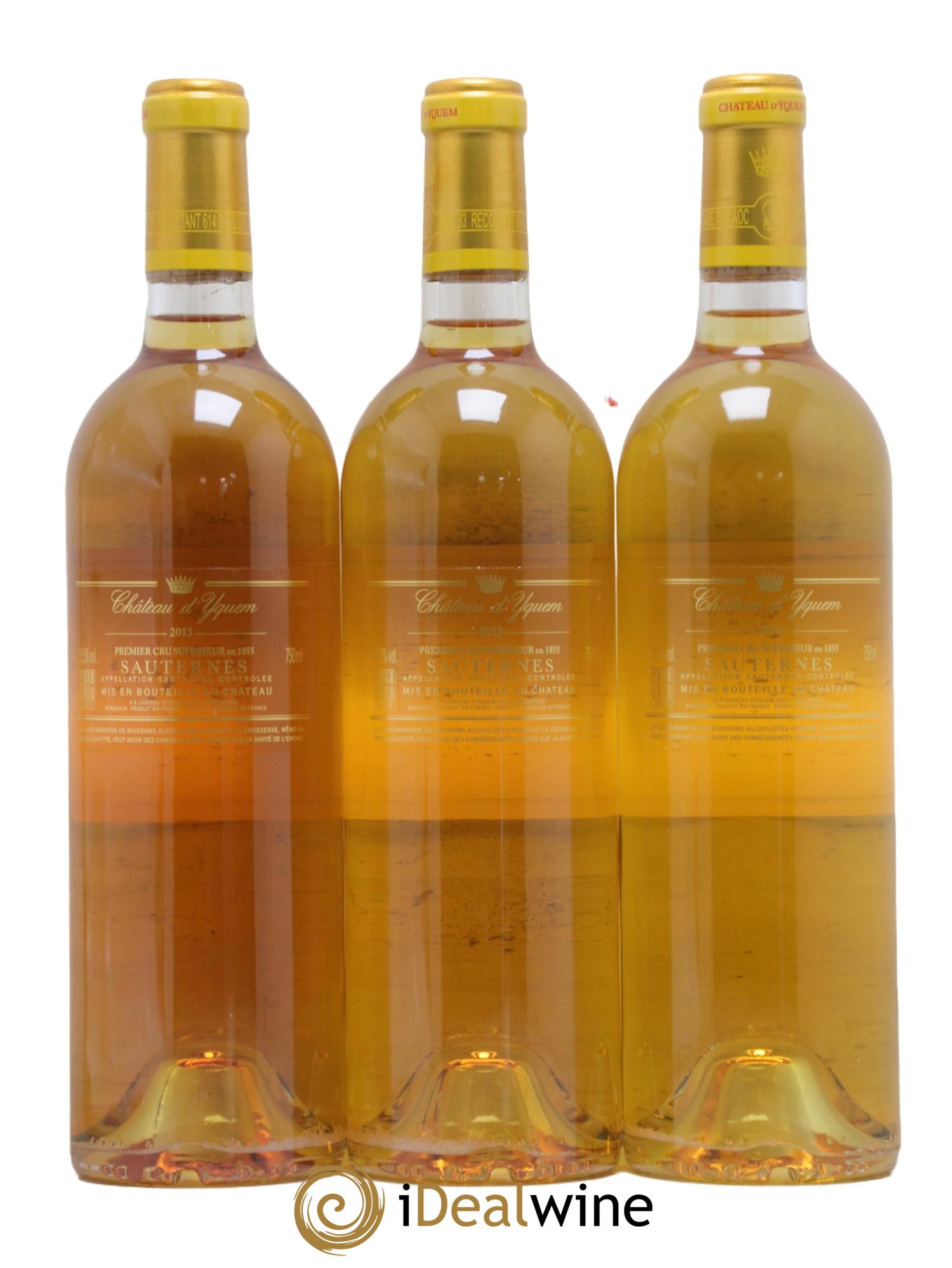 Château d' Yquem 1er Cru Classé Supérieur 2013 - Lotto di 3 bottiglie - 2