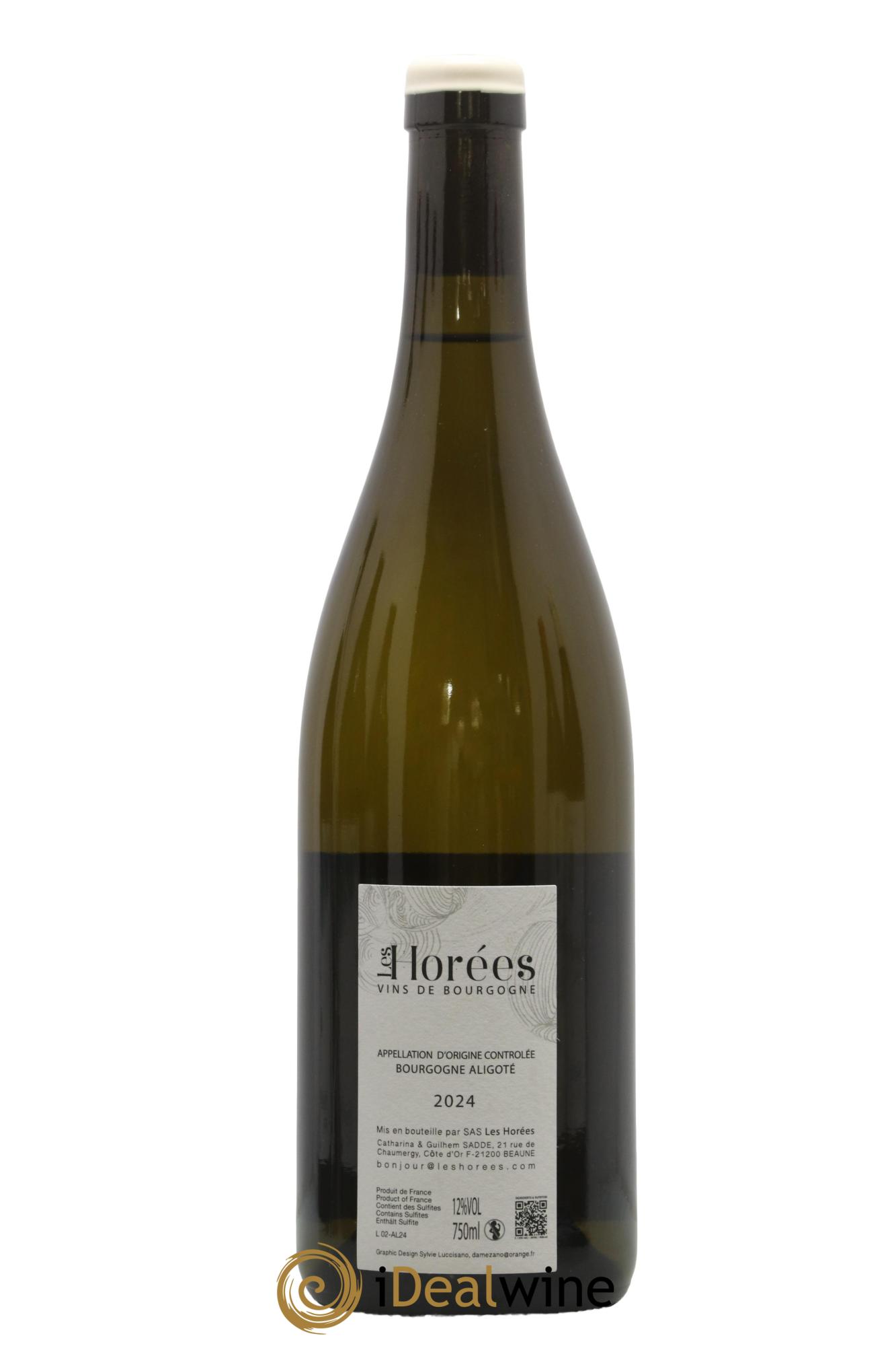 Bourgogne Aligoté En Coulezain Les Horées 2024 - Lot of 1 bottle - 1