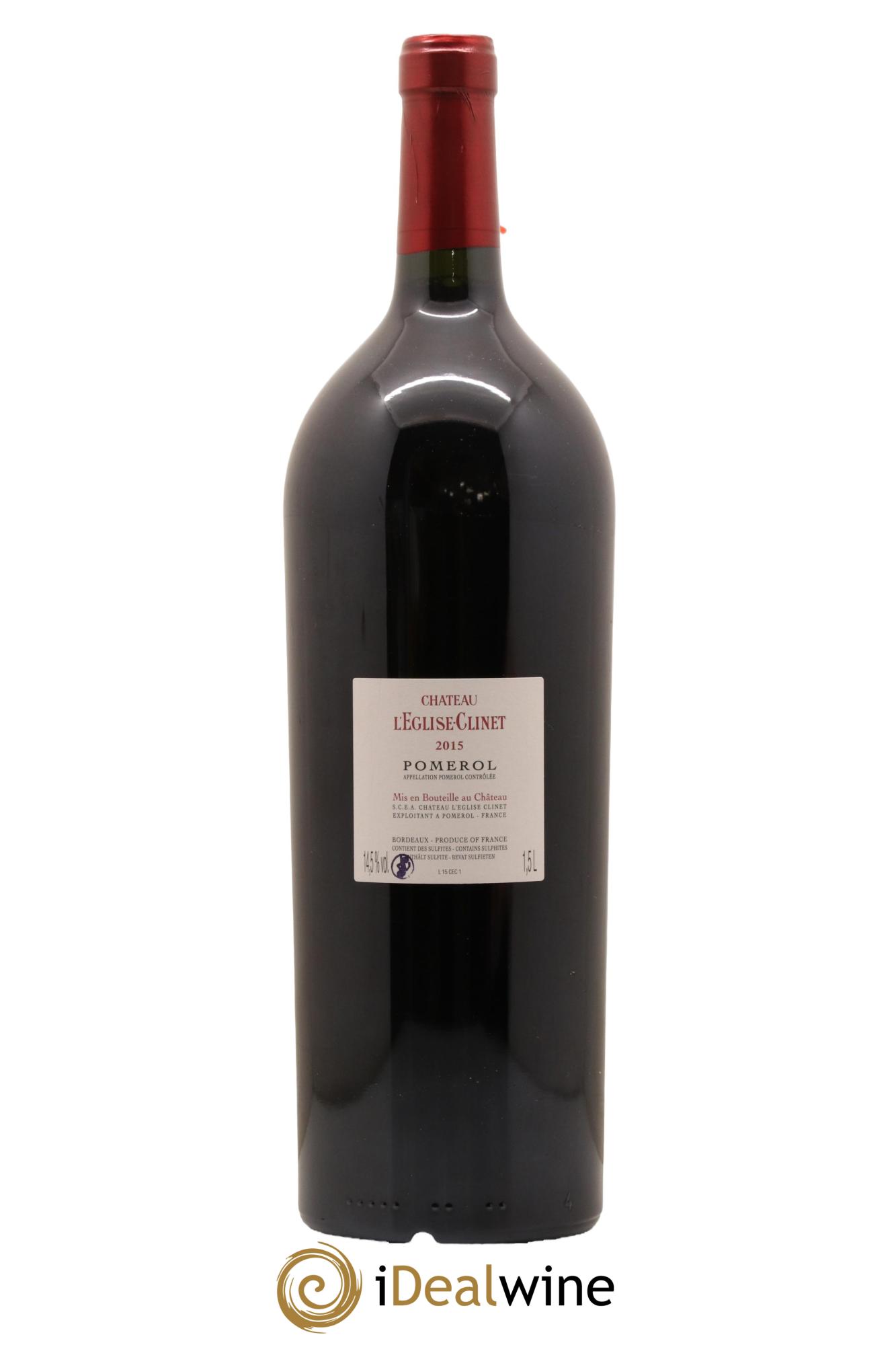 Château l' Église Clinet 2015 - Lot de 1 magnum - 1