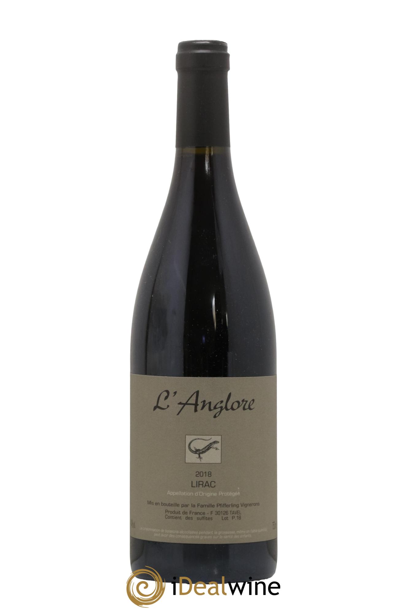 Lirac L'Anglore 2018 - Lot of 1 bottle - 0