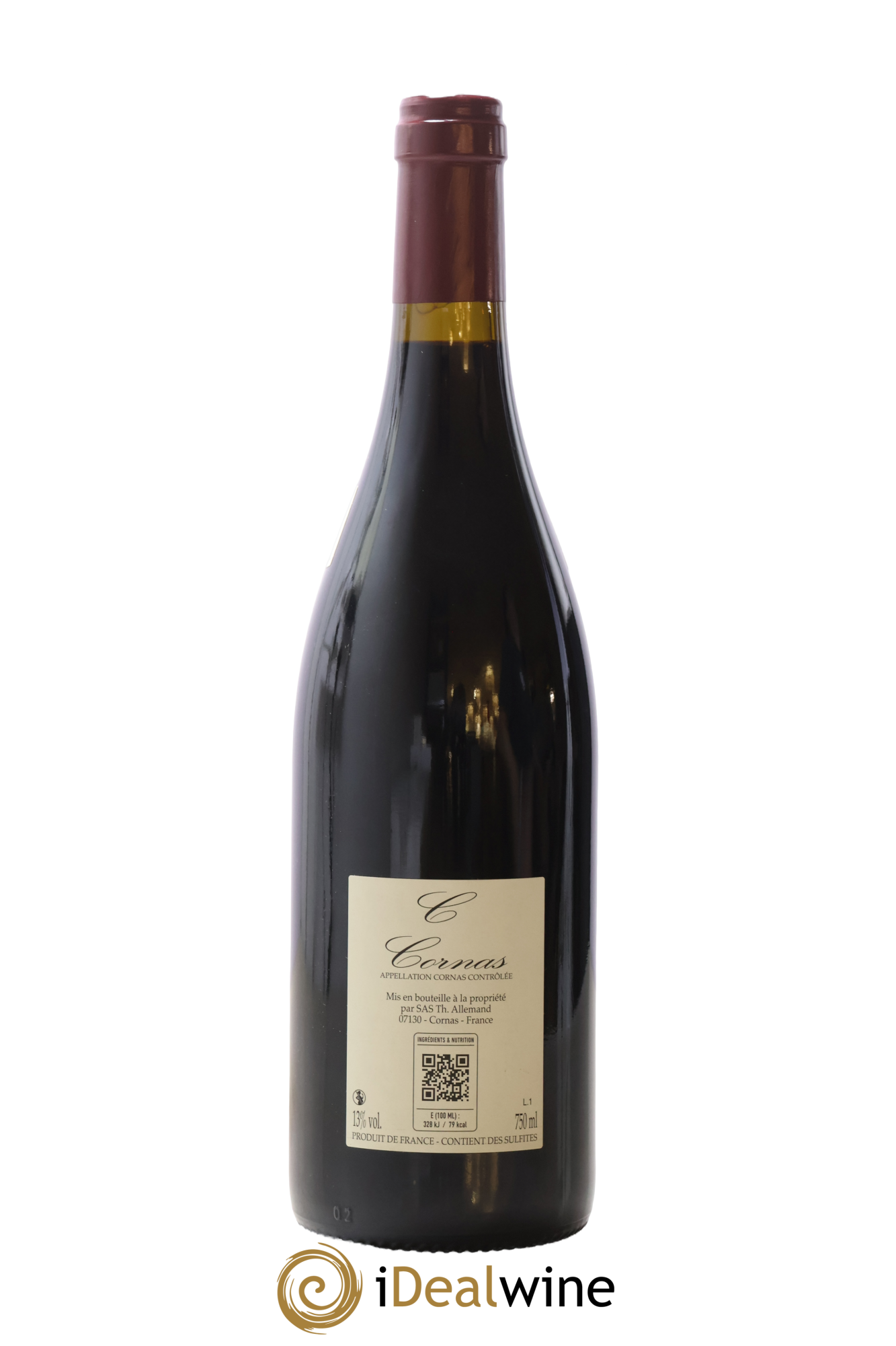 Cornas Chaillot Thierry Allemand 2022 - Lot de 1 bouteille - 1