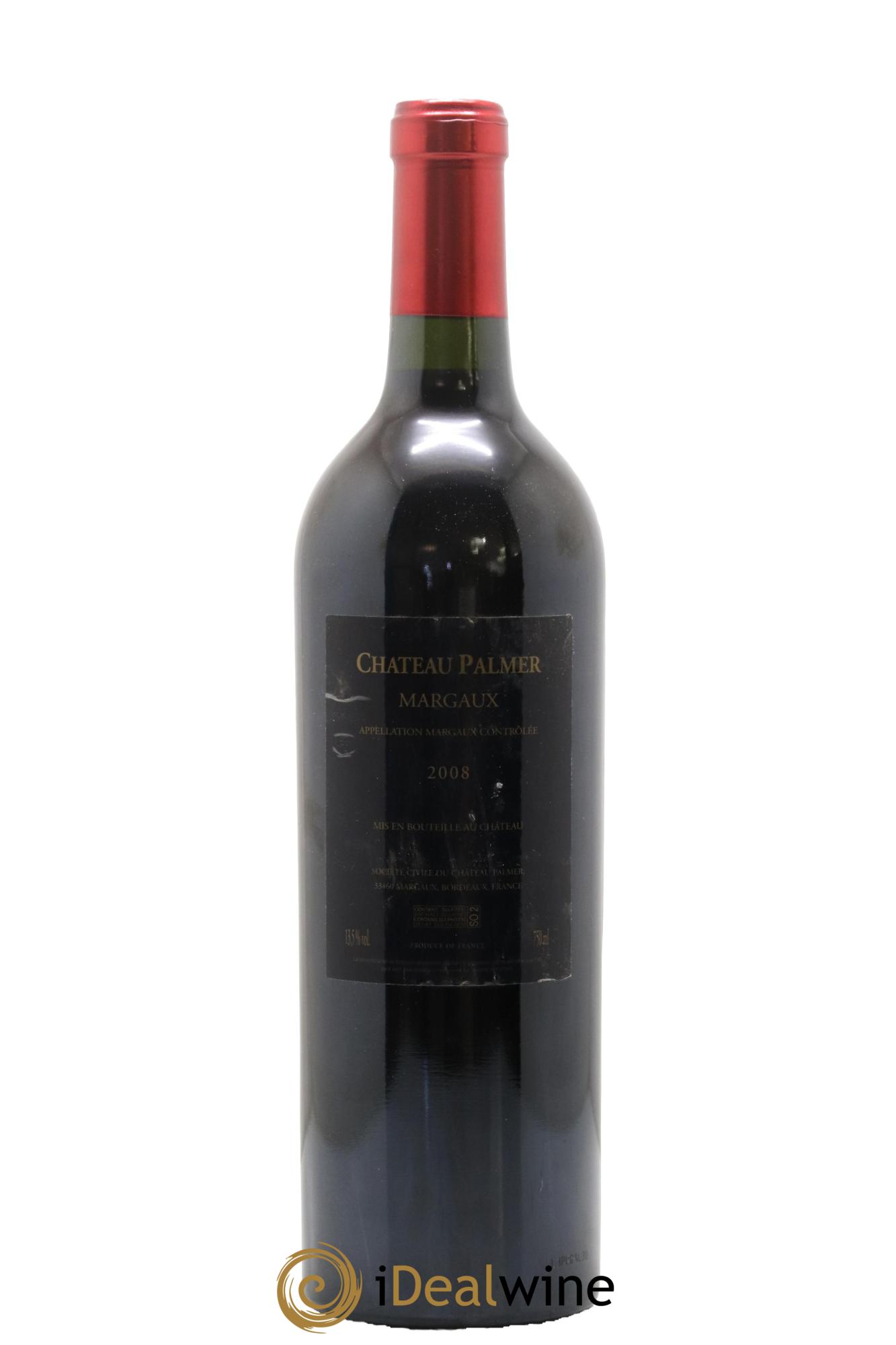 Château Palmer 3ème Grand Cru Classé 2008 - Lot de 1 bouteille - 1