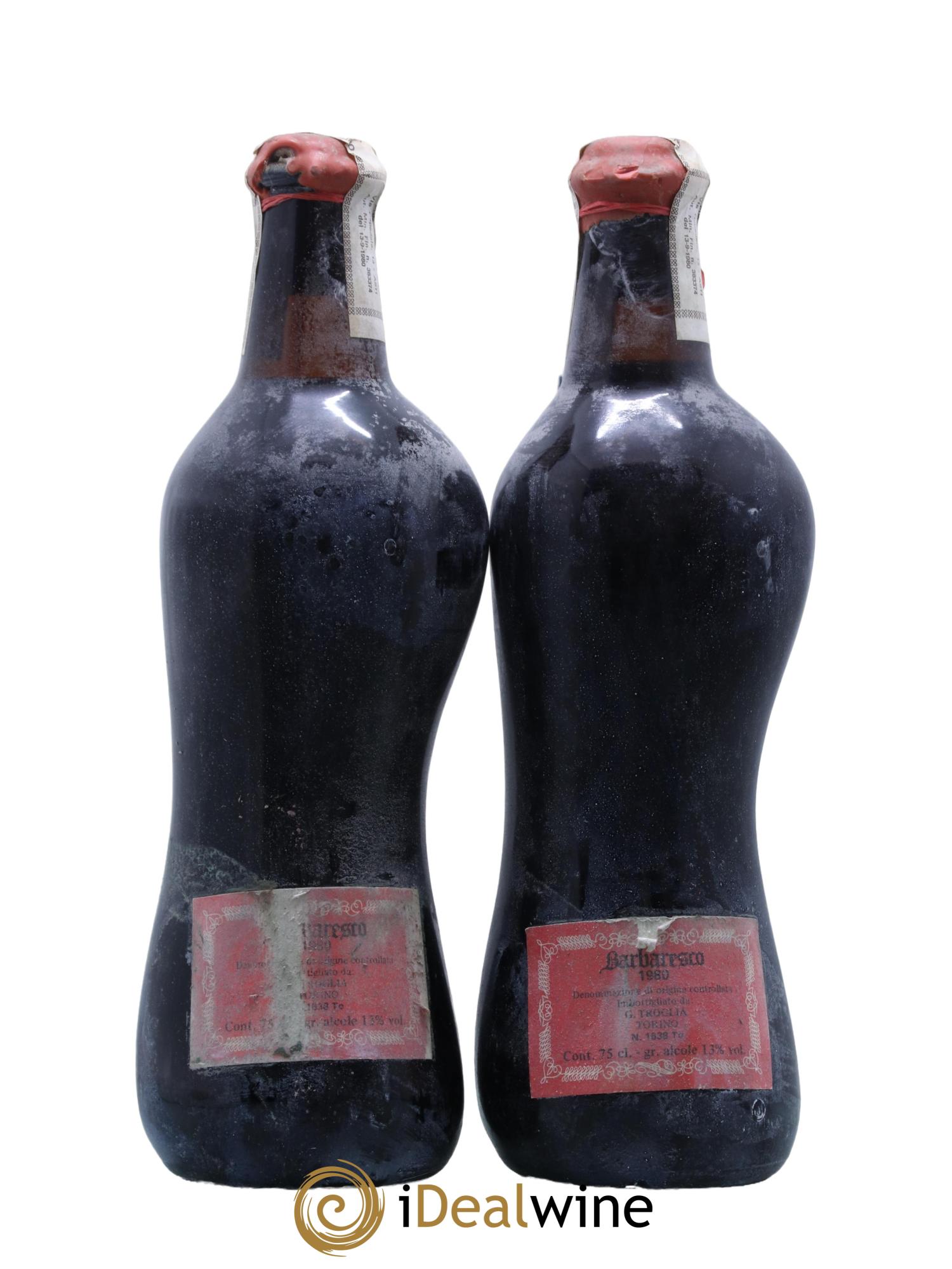 Barbaresco DOCG Troglia 1980 - Lot de 2 bouteilles - 1