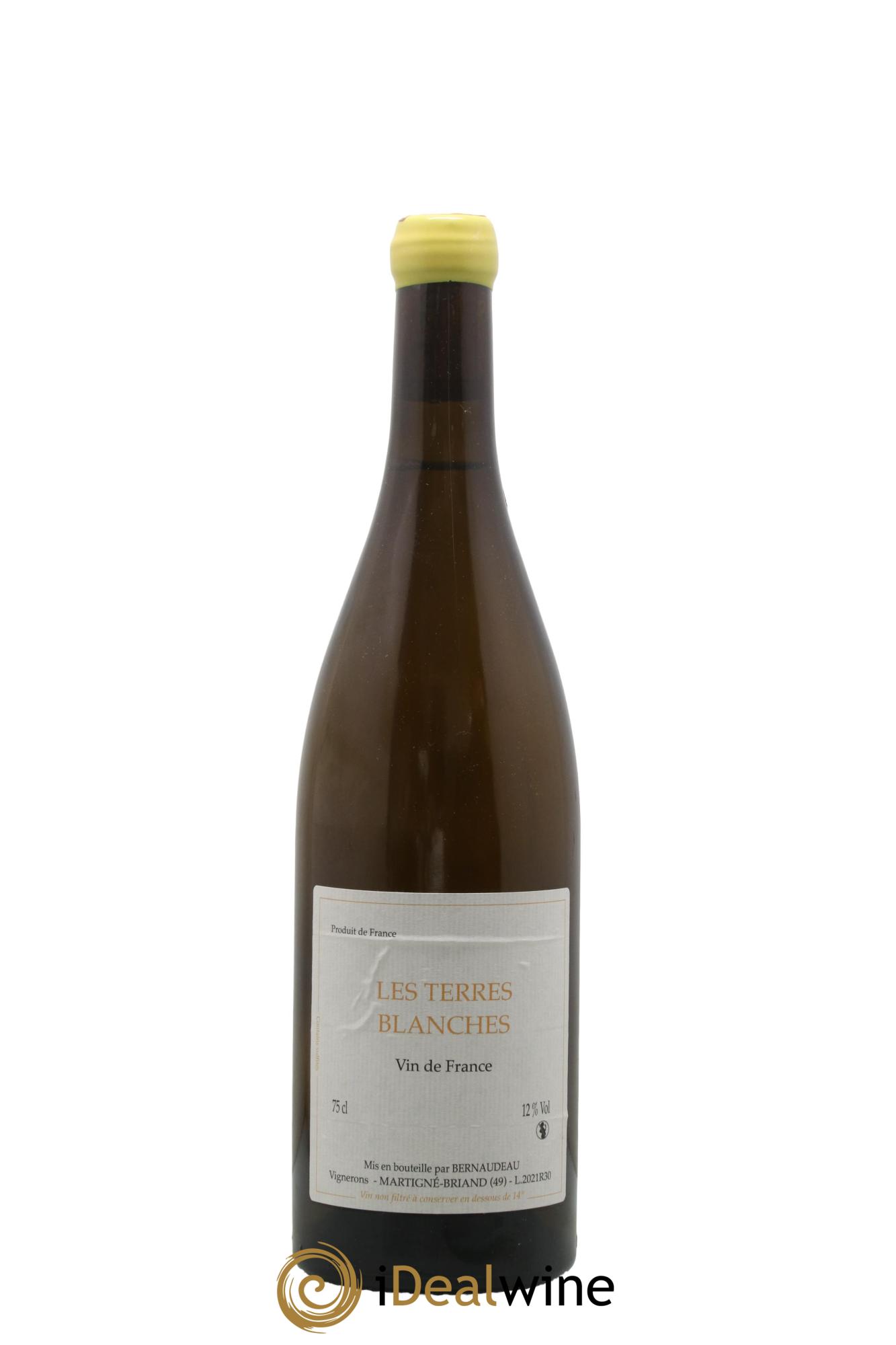 Vin de France Les Terres Blanches Stéphane Bernaudeau 2021 - Lot of 1 bottle - 0