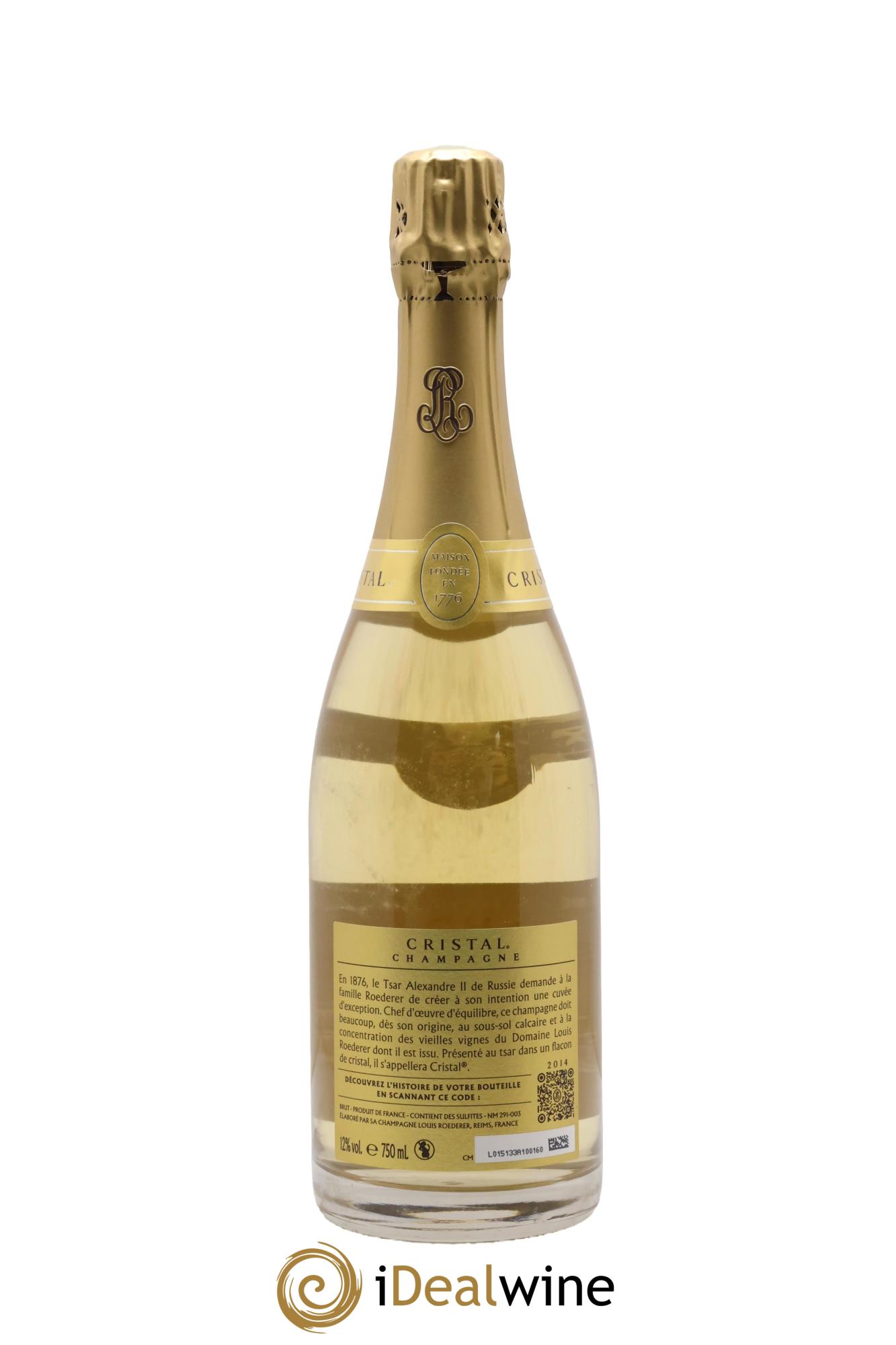Cristal Louis Roederer 2014 - Posten von 1 Flasche - 2