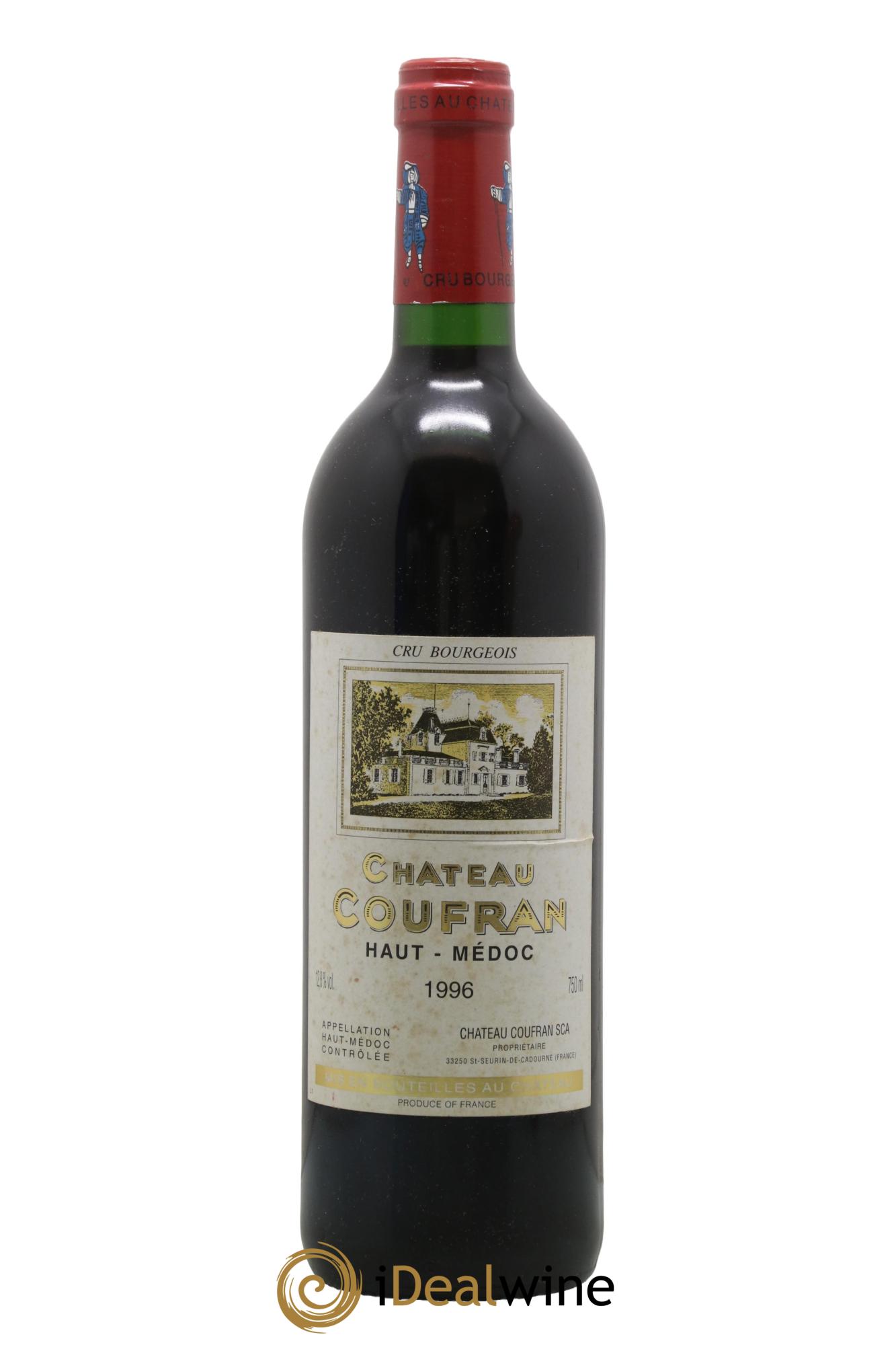 Château Coufran Cru Bourgeois 1996 - Lot de 1 bouteille - 0