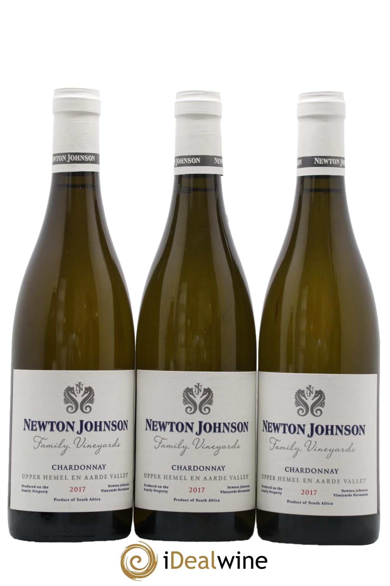Afrique du Sud Chardonnay Newton Johnson 2017 - Lot de 3 bouteilles - 0