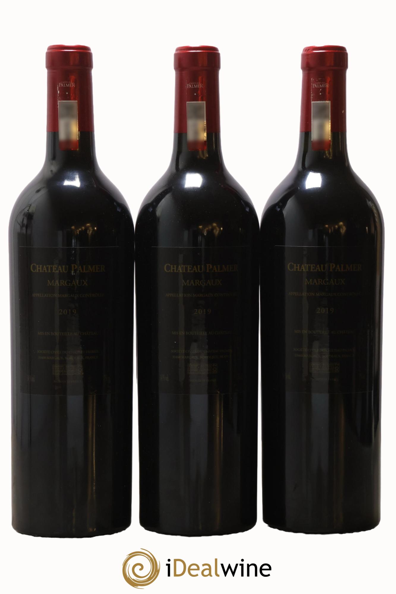 Château Palmer 3ème Grand Cru Classé 2019 - Lot of 3 bottles - 1