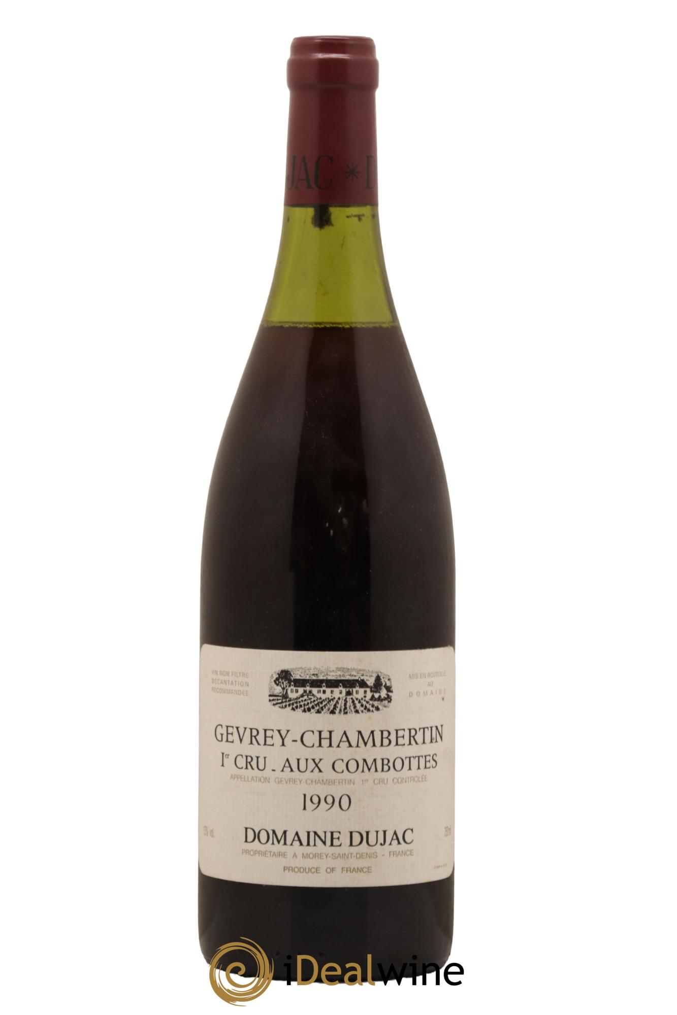 Gevrey-Chambertin 1er Cru Aux Combottes Dujac (Domaine) 1990 - Lot de 1 bouteille - 0