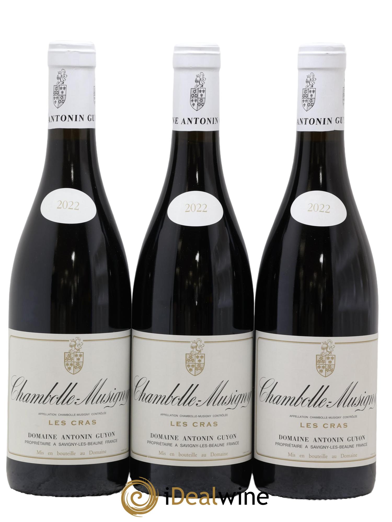 Chambolle-Musigny Les Cras Antonin Guyon 2022 - Posten von 3 Flaschen - 0