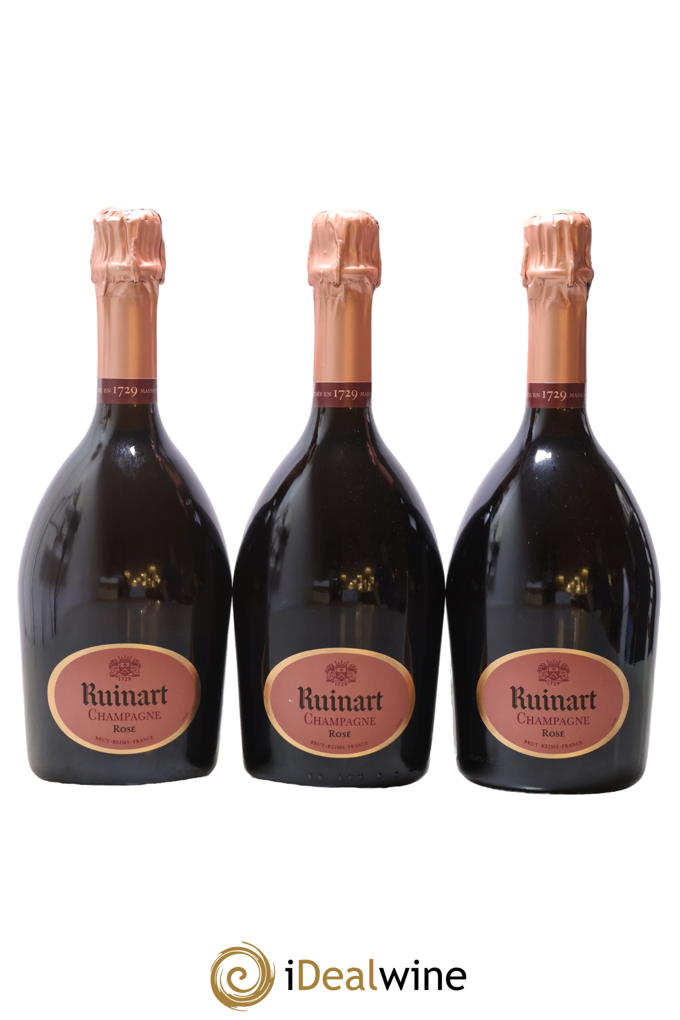 Brut Rosé Ruinart - Lotto di 3 bottiglie - 0