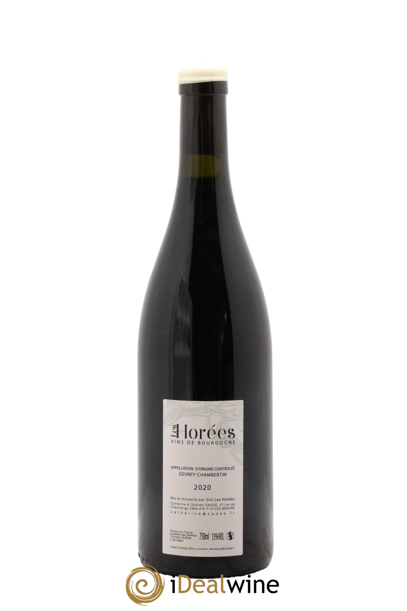 Gevrey-Chambertin En Reniard Les Horées 2020 - Lot de 1 bouteille - 1