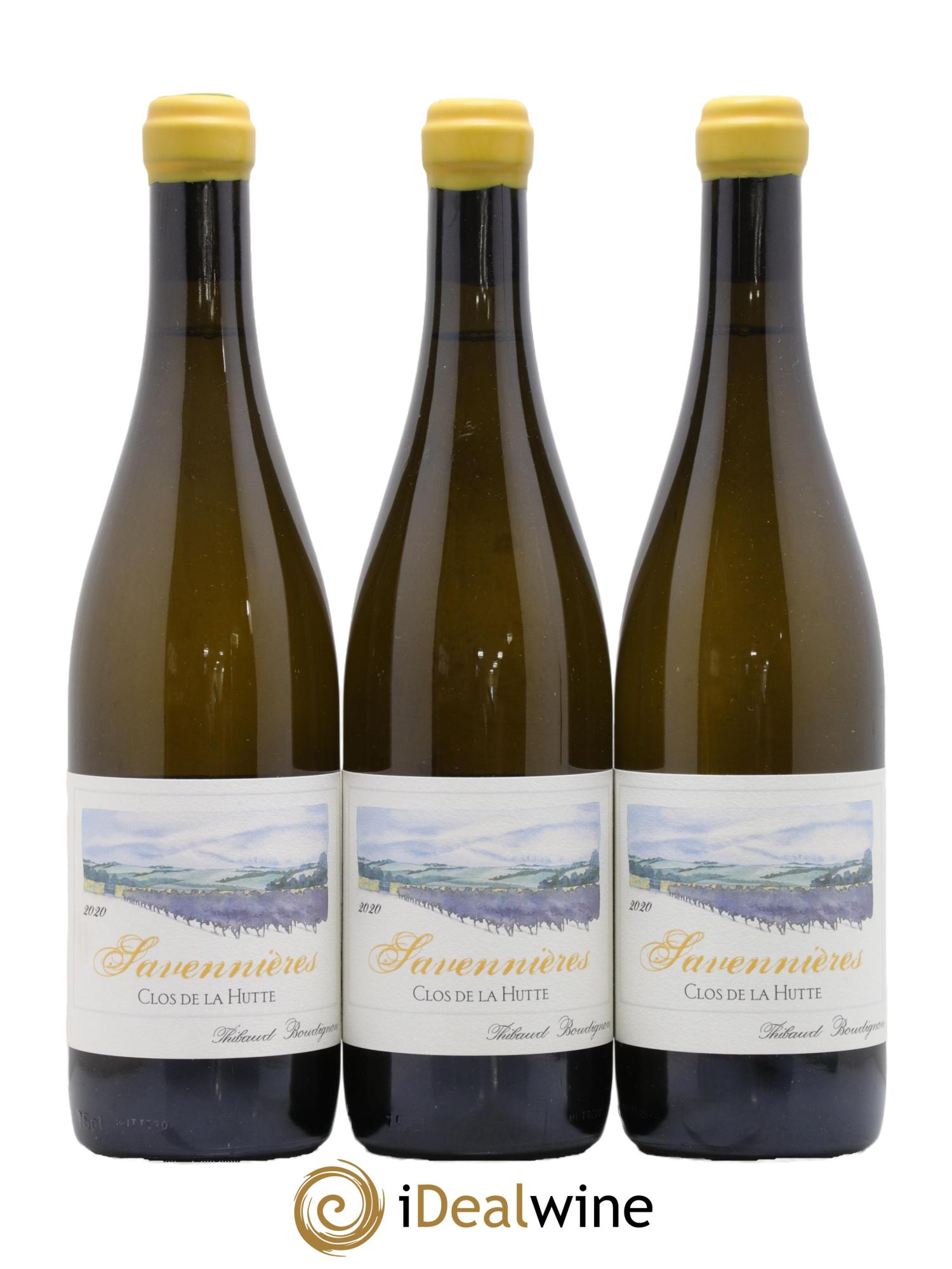 Savennières Clos de la Hutte Thibaud Boudignon 2020 - Posten von 3 Flaschen - 0