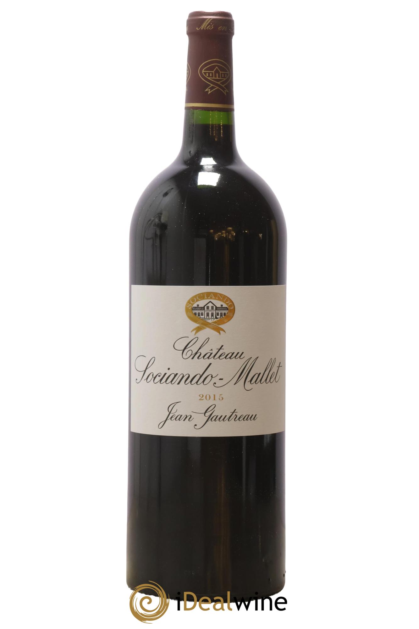 Château Sociando Mallet 2015 - Lot de 1 magnum - 1