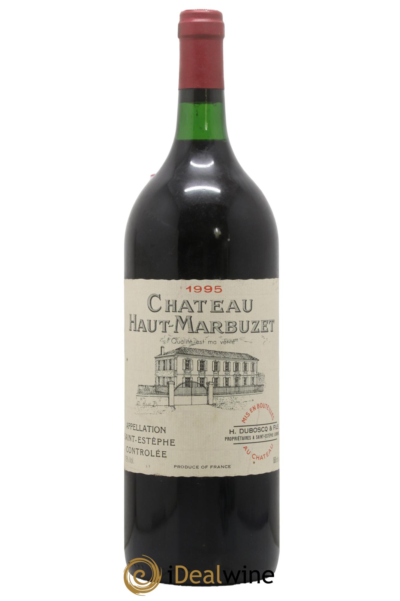 Château Haut Marbuzet 1995 - Lot de 1 magnum - 0