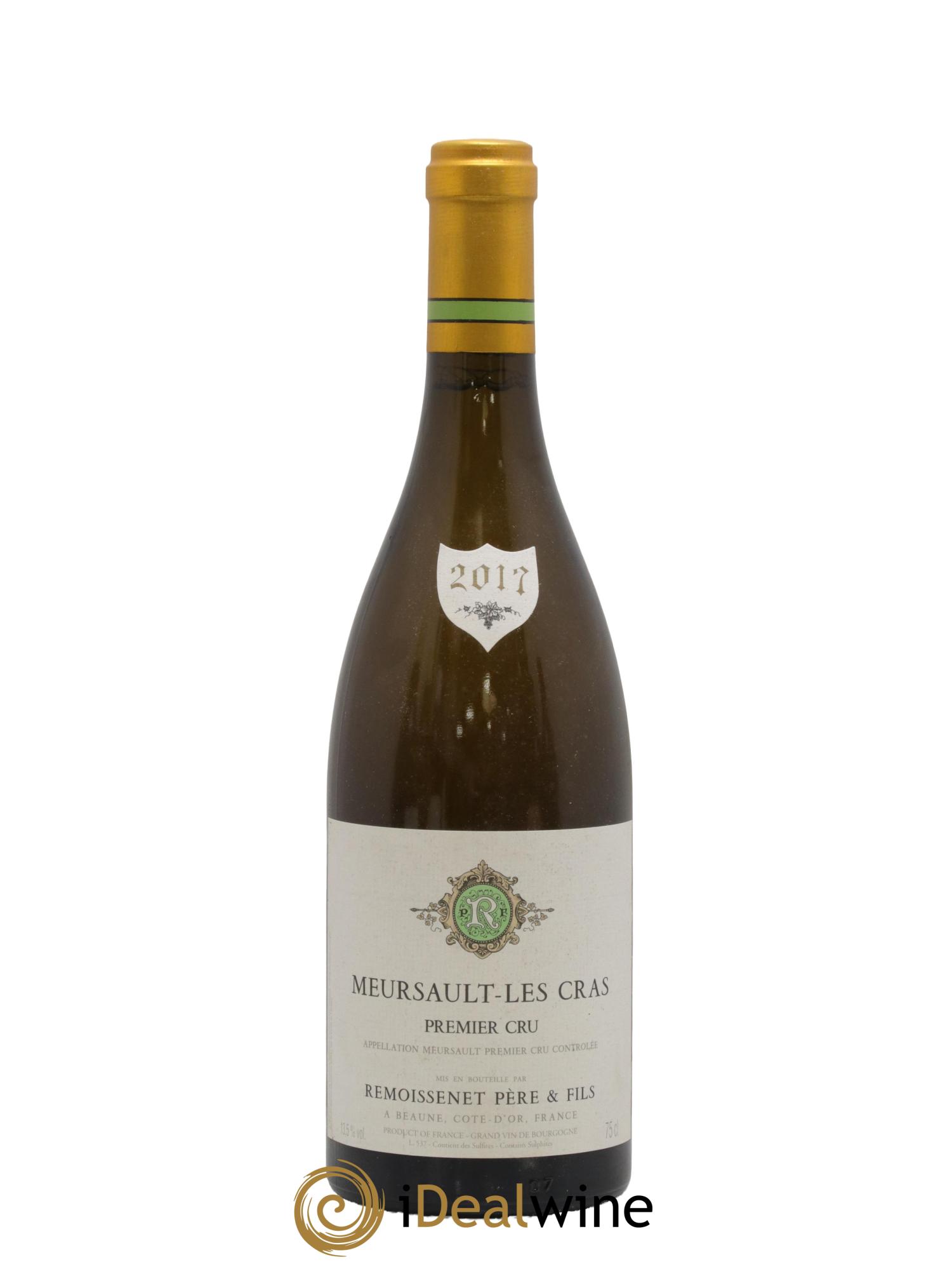 Meursault 1er Cru Les Cras Remoissenet Père et Fils 2017 - Lot de 1 bouteille - 0