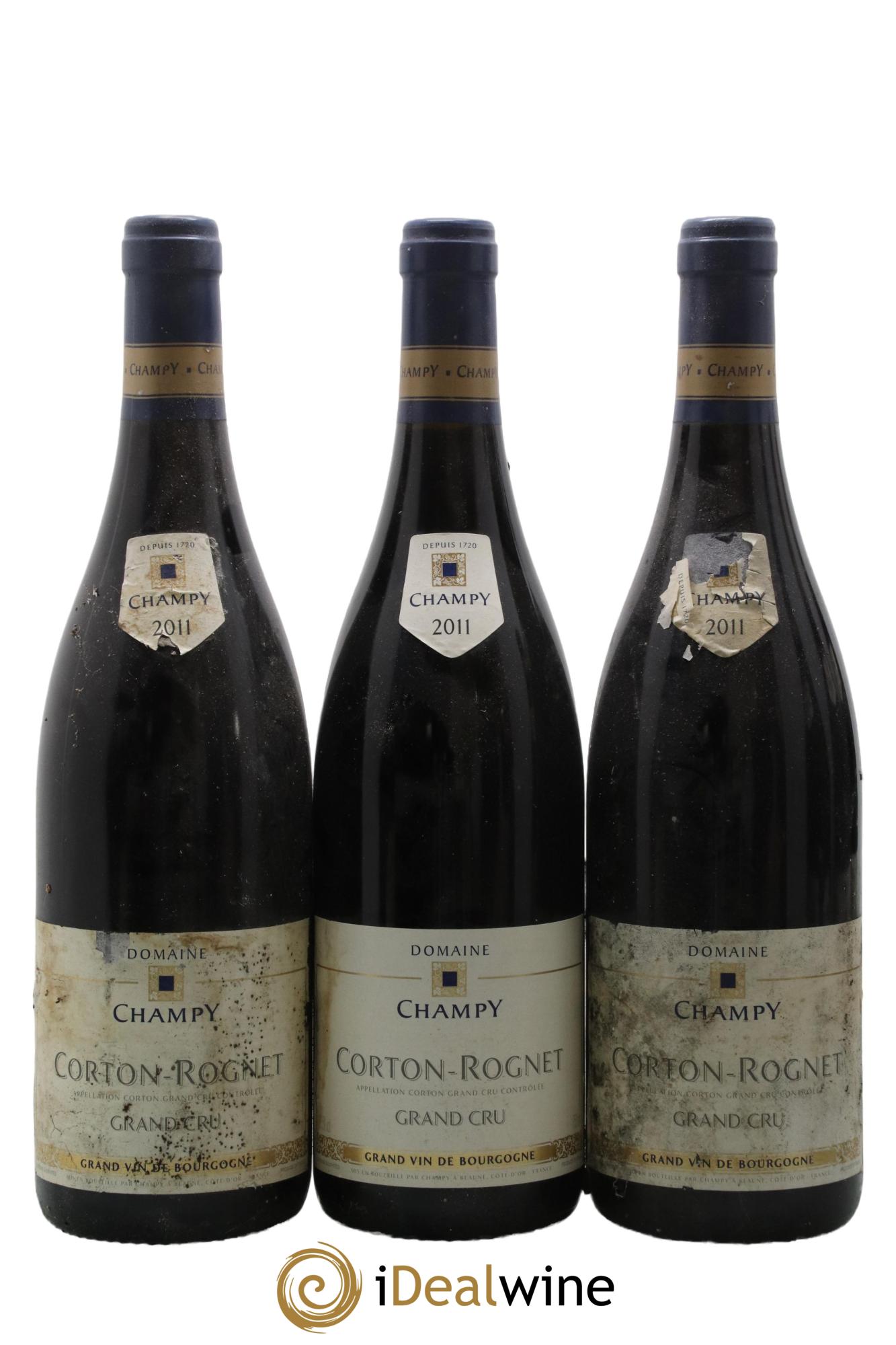 Corton Grand Cru Le Rognet Maison Champy 2011 - Lot de 3 bouteilles - 0