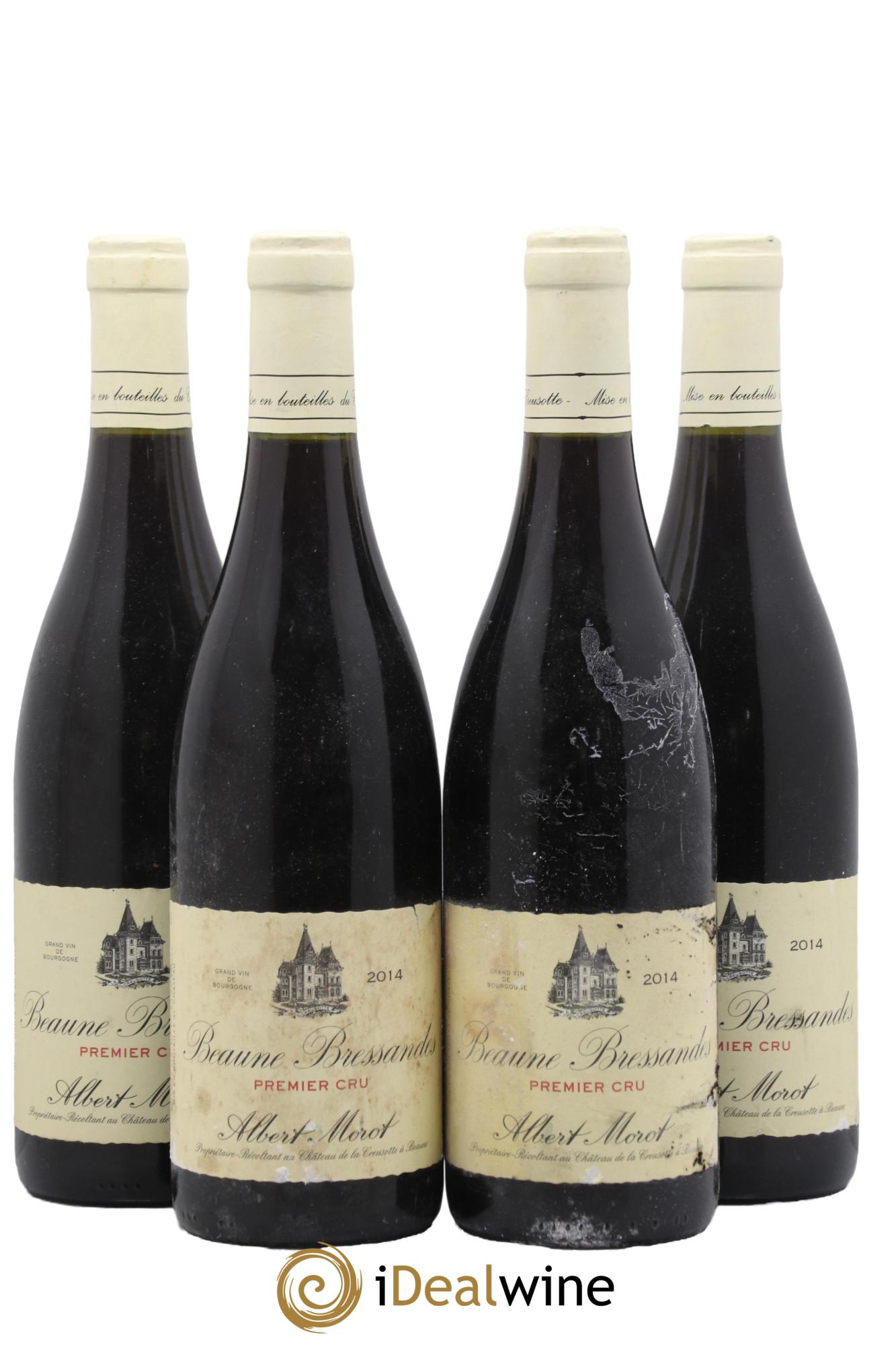 Beaune 1er Cru Bressandes Albert Morot 2014 - Lot de 4 bouteilles - 0