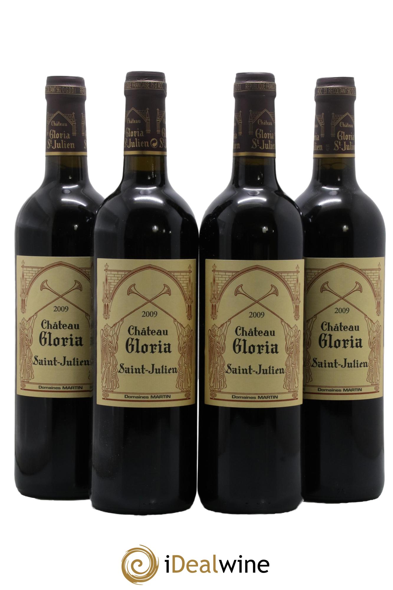 Château Gloria 2009 - Lot de 4 bouteilles - 0