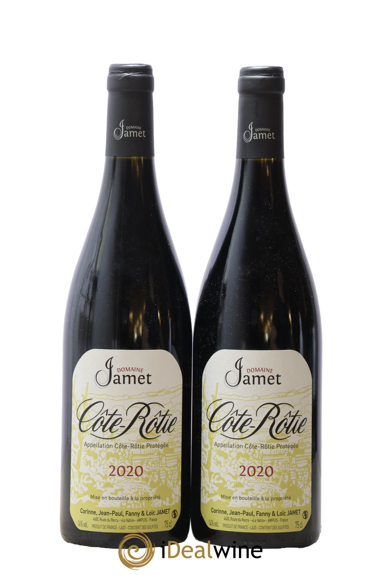 Côte-Rôtie Jamet (Domaine) 2020 - Lot de 2 bouteilles - 0