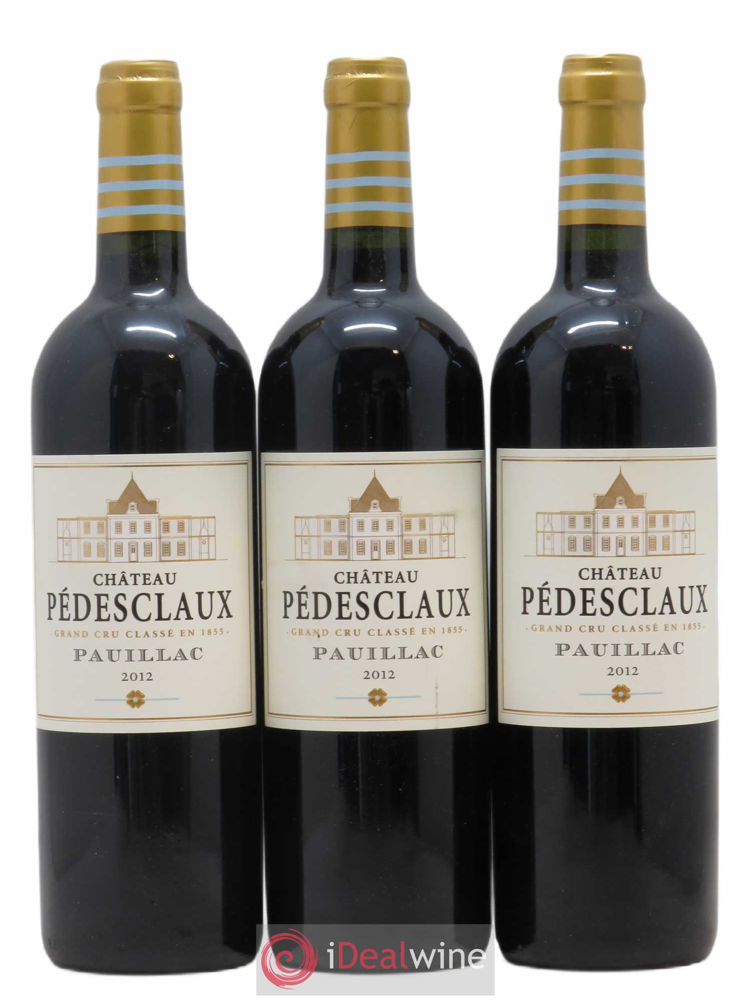 Château Pedesclaux 5ème Grand Cru Classé 2012 - Lotto di 3 bottiglie - 0
