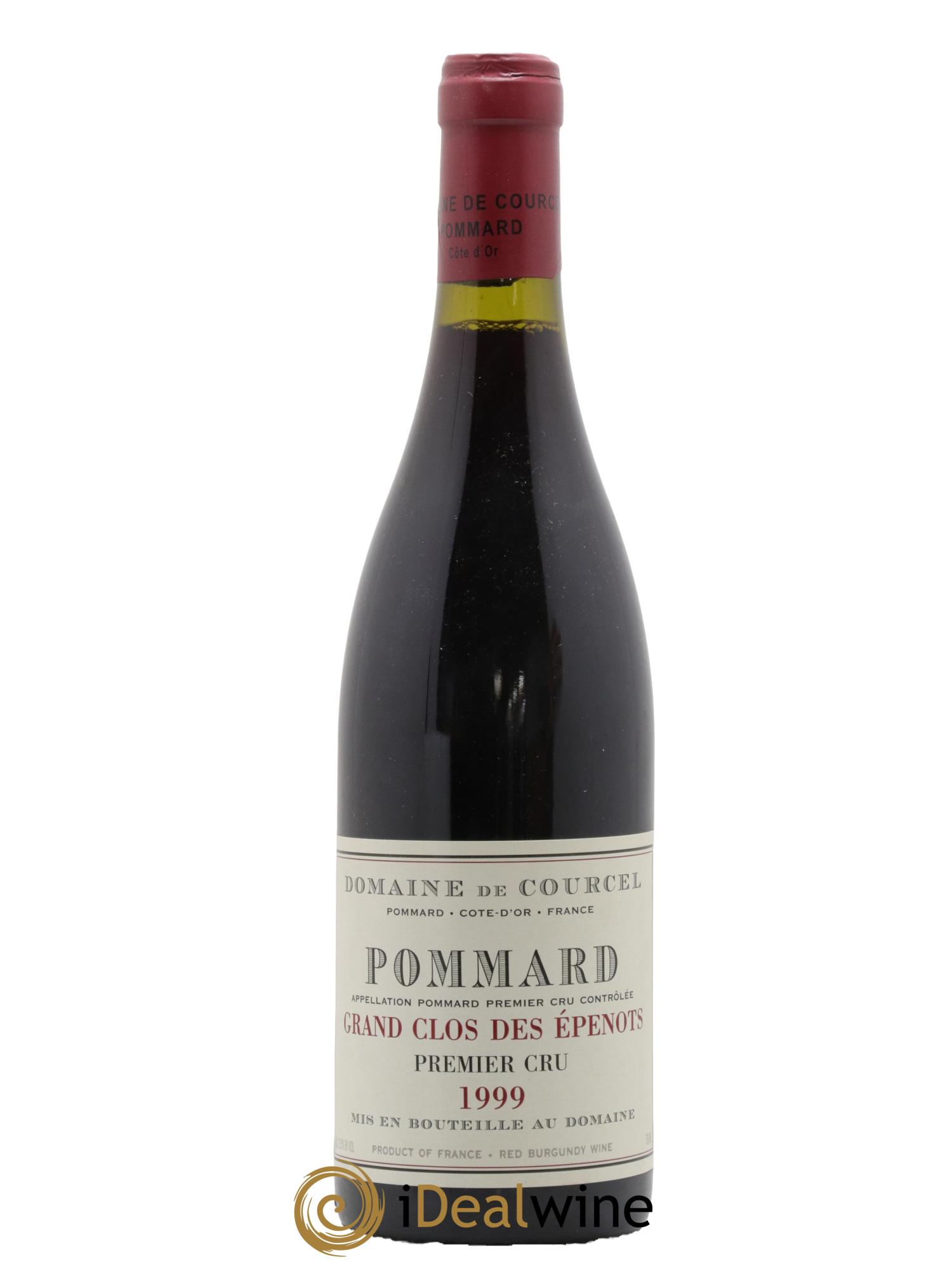 Pommard 1er Cru Grand Clos des Epenots de Courcel (Domaine) 1999 - Lot de 1 bouteille - 0