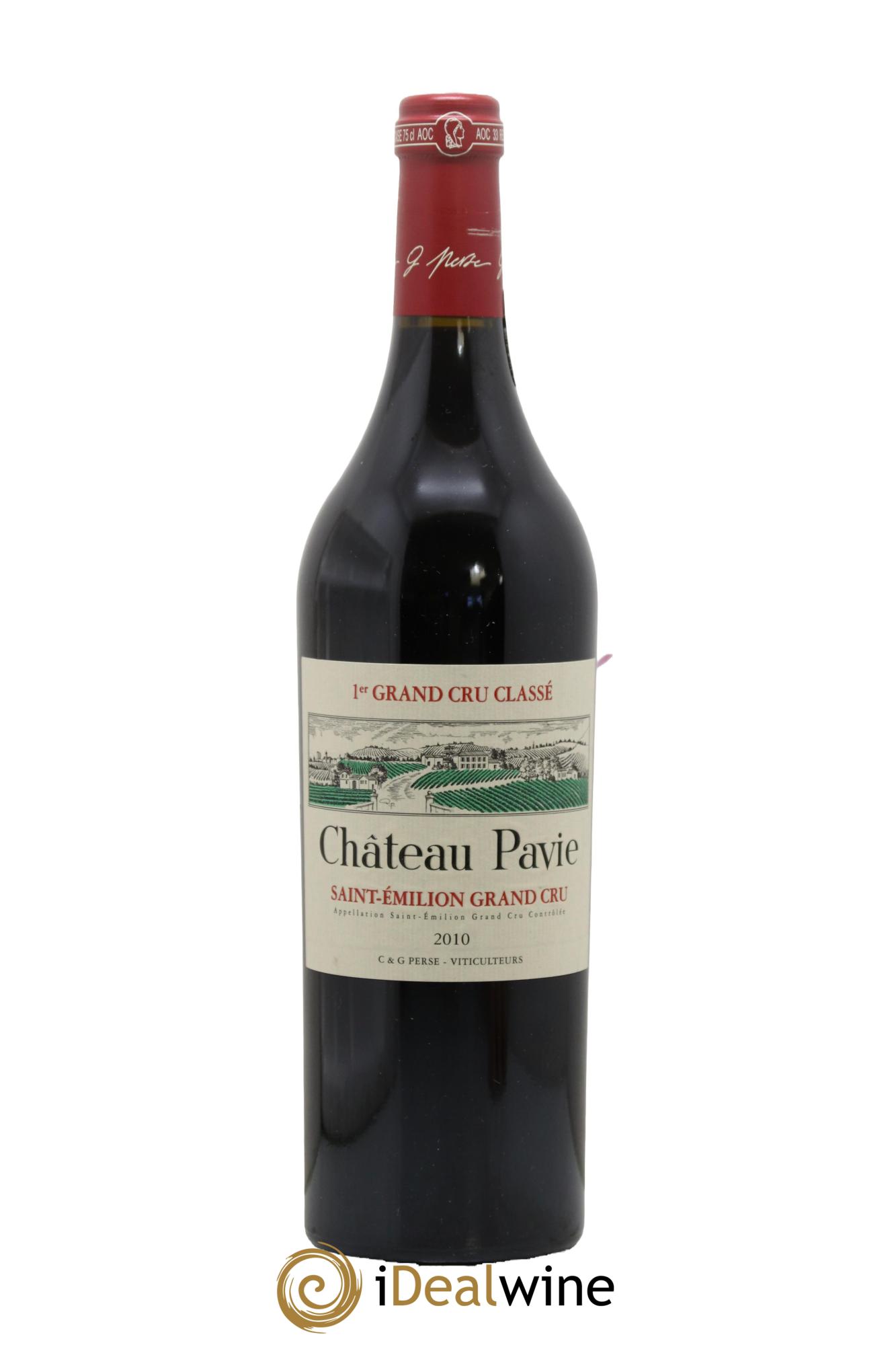 Château Pavie 1er Grand Cru Classé A 2010 - Lot de 1 bouteille - 0