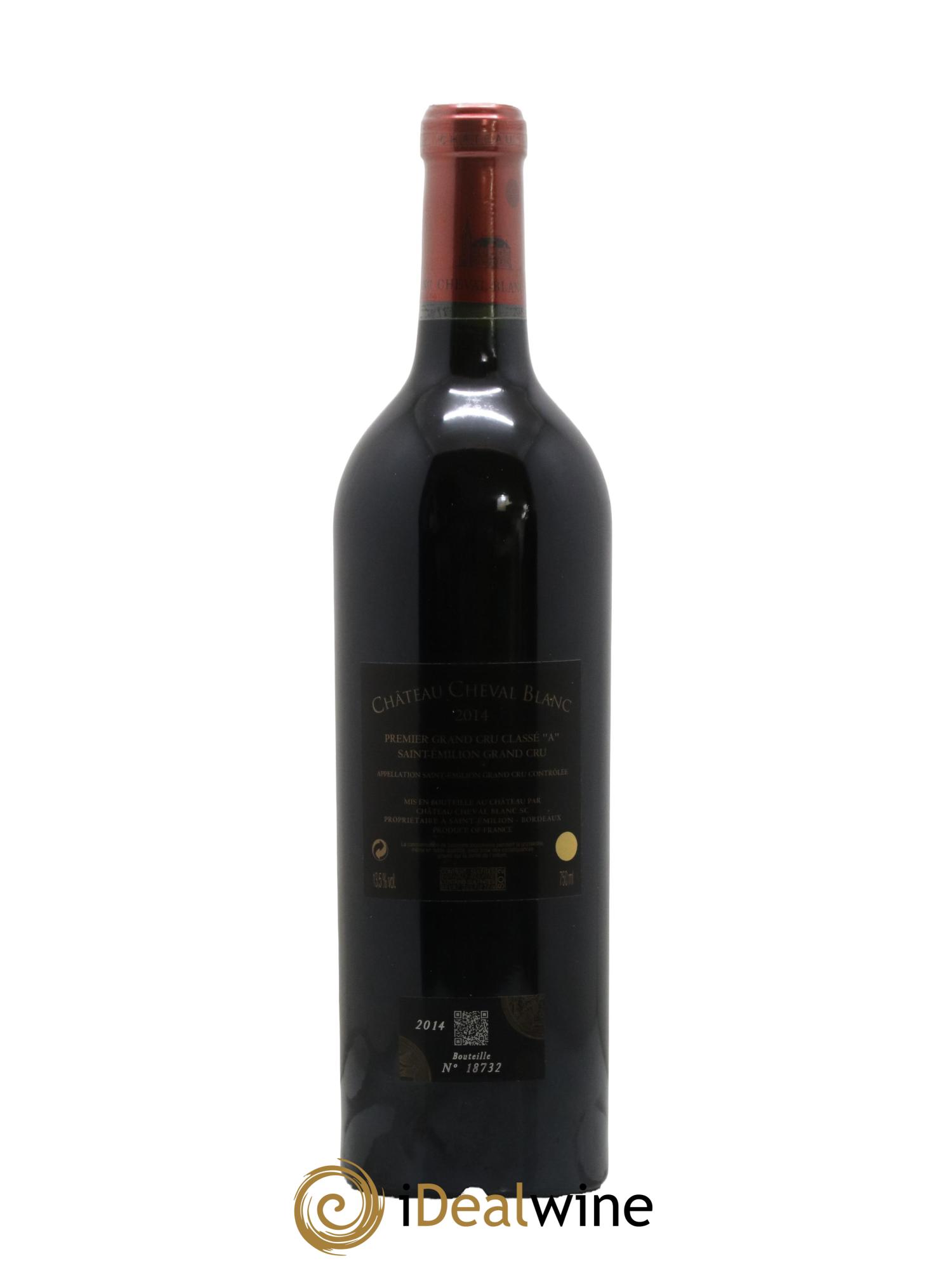 Château Cheval Blanc 1er Grand Cru Classé A 2014 - Lot de 1 bouteille - 1