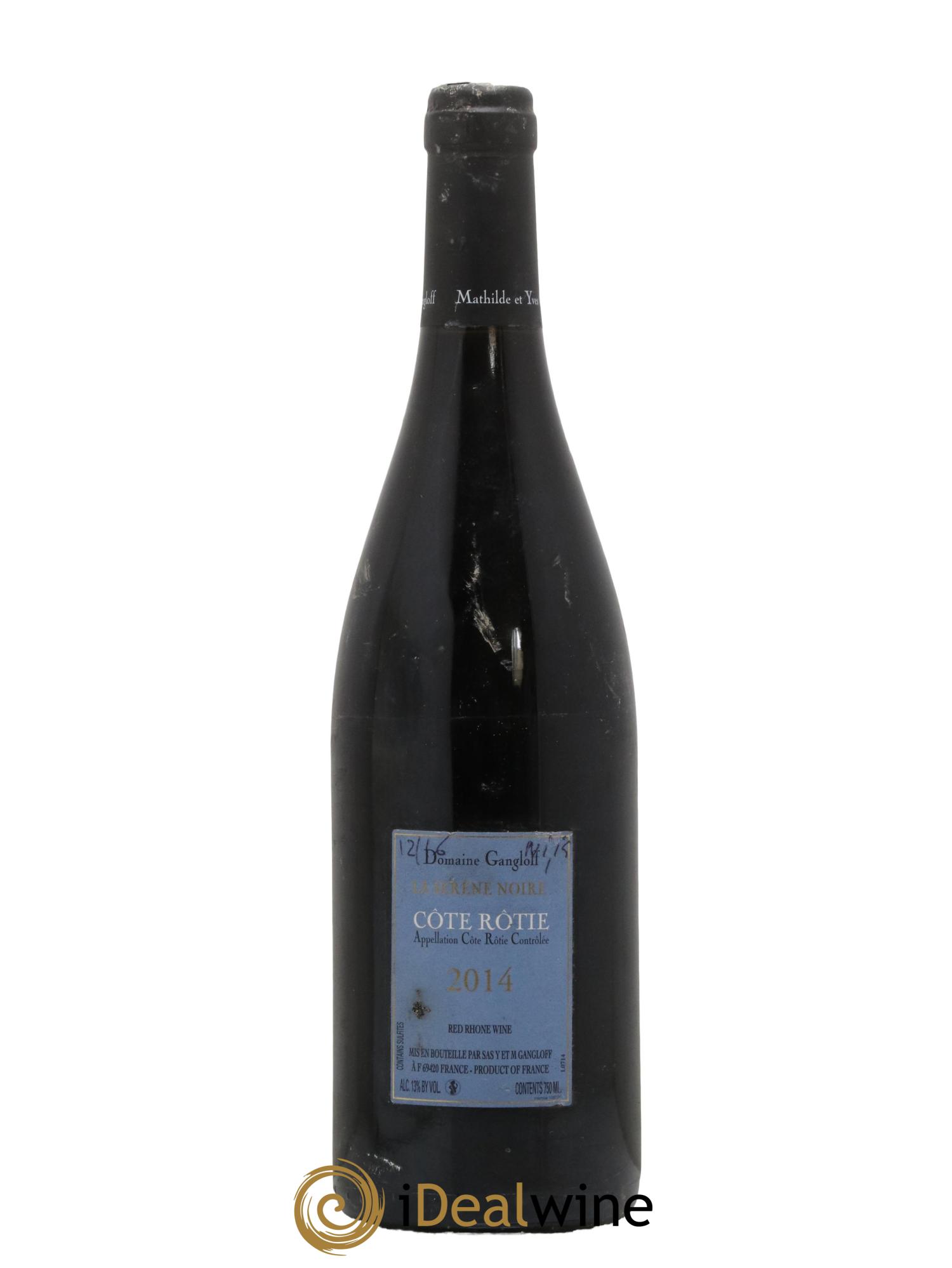 Côte-Rôtie La Sereine Noire Gangloff (Domaine) 2014 - Lot de 1 bouteille - 1