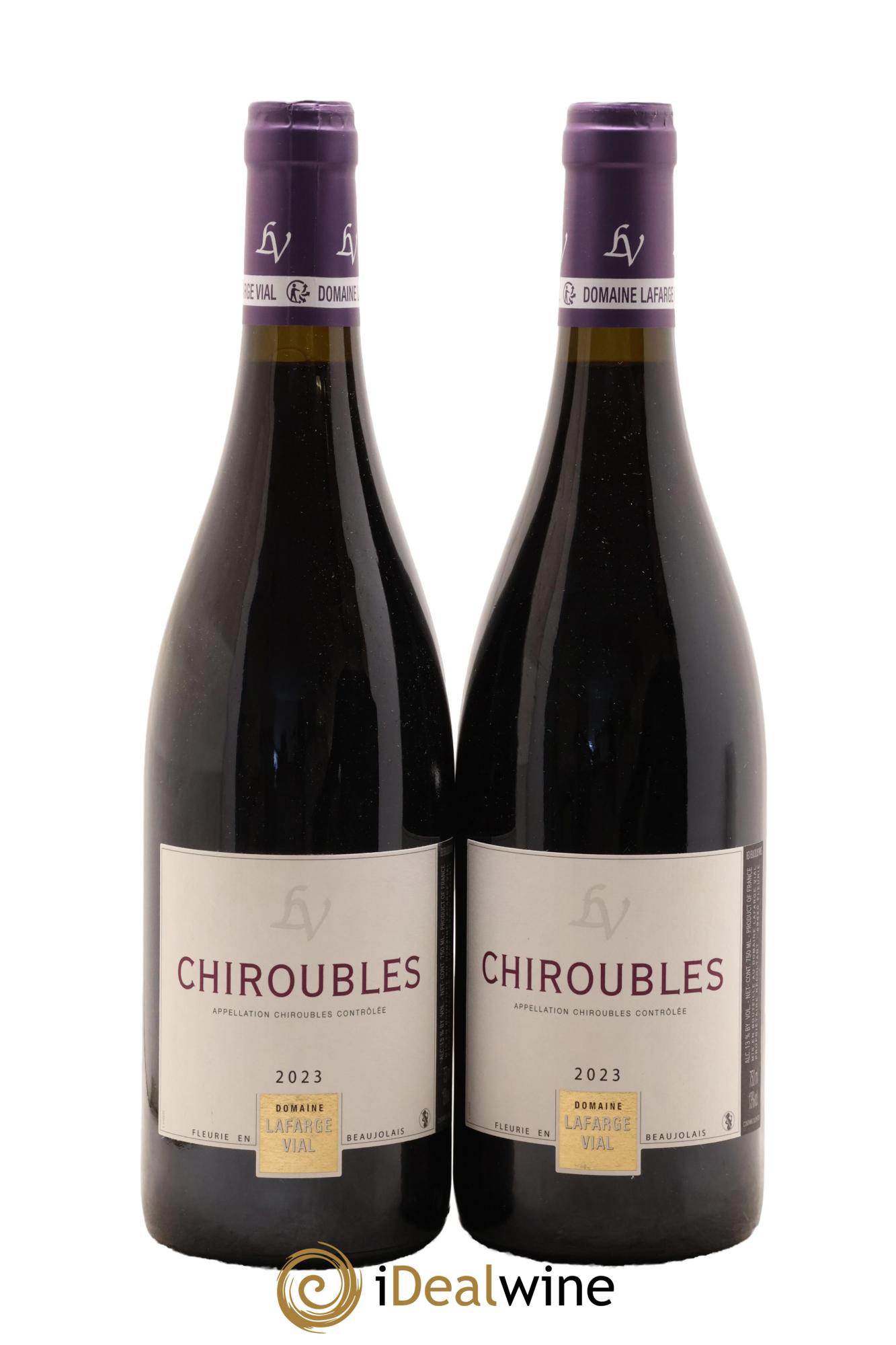 Chiroubles Lafarge Vial 2023 - Lotto di 2 bottiglie - 0