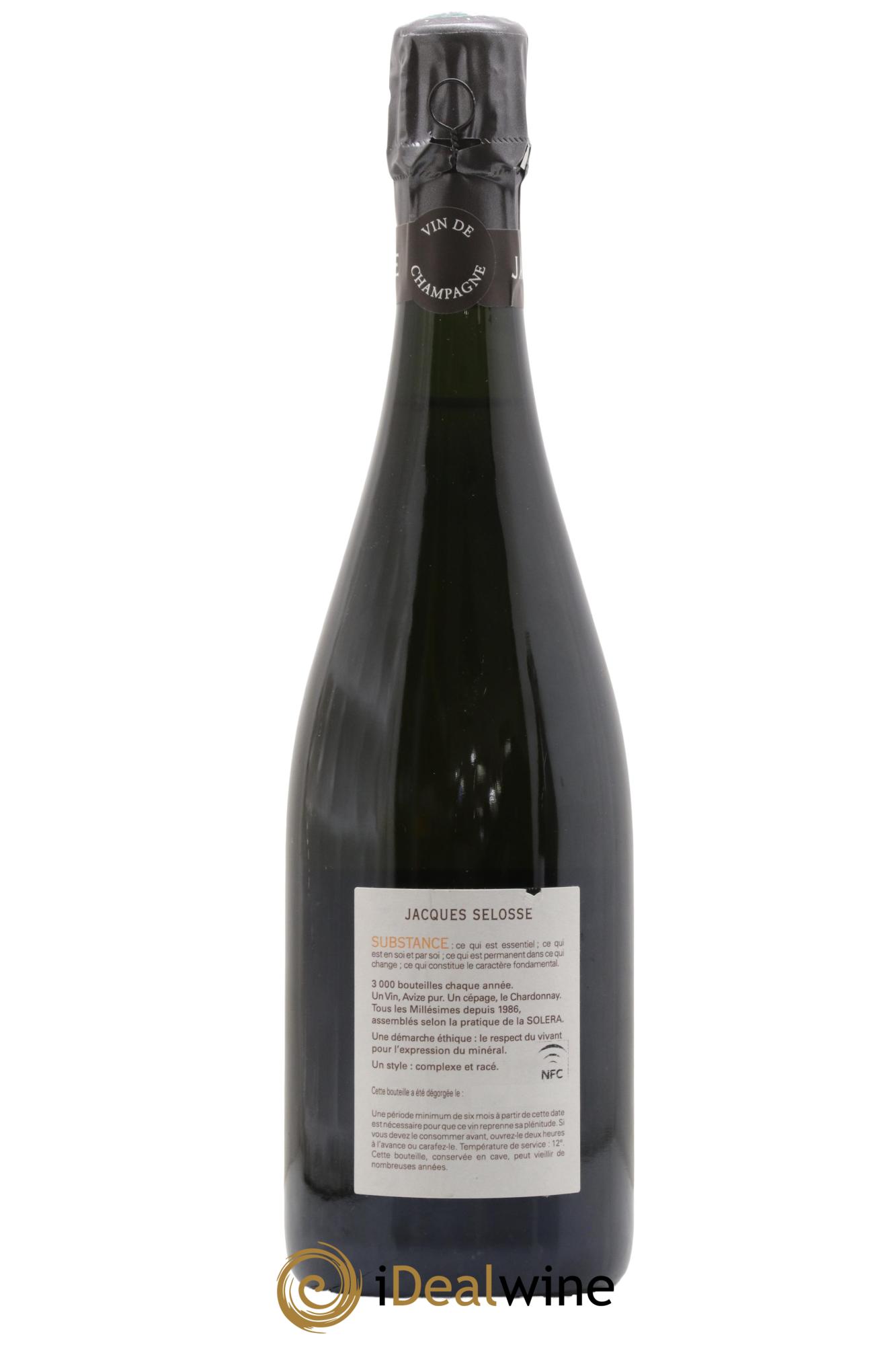 Substance Jacques Selosse - Lot de 1 bouteille - 1