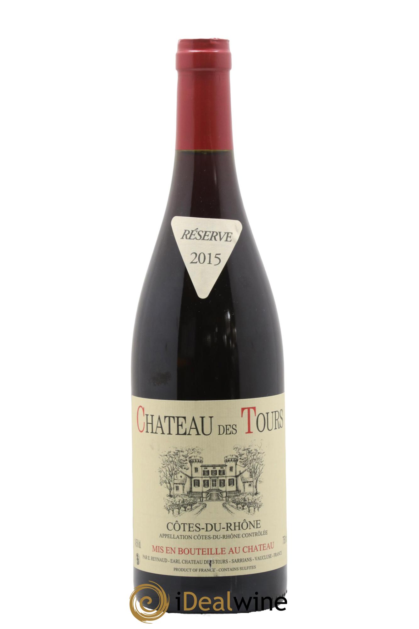 Côtes-du-Rhône Château des Tours Emmanuel Reynaud 2015 - Lot de 1 bouteille - 0