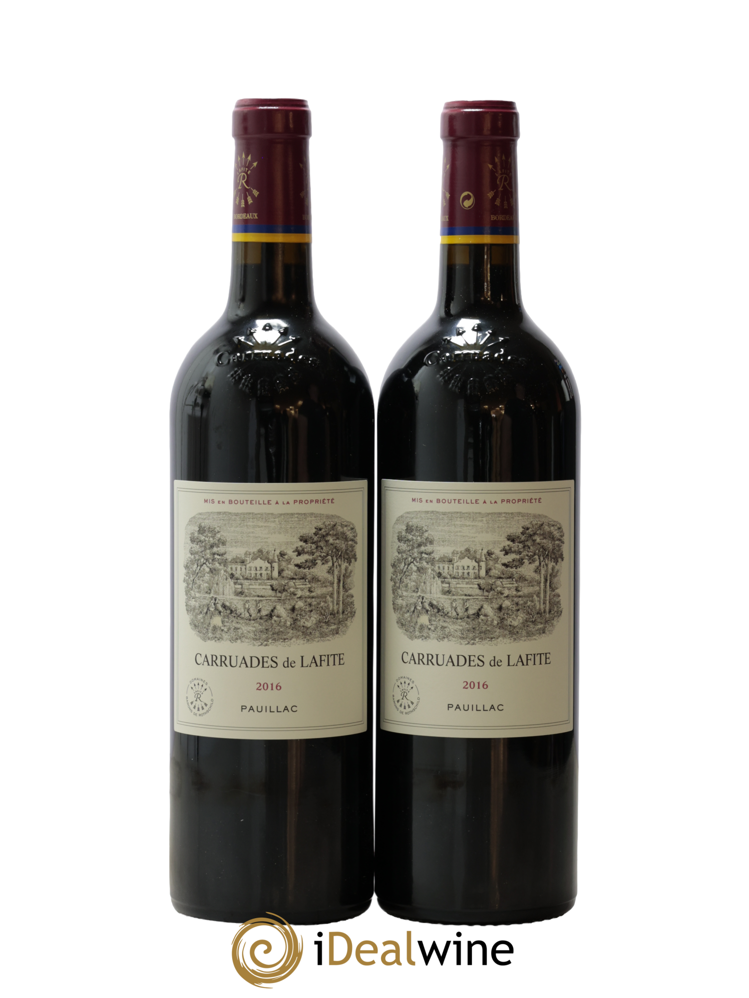 Carruades de Lafite Rothschild Second Vin 2016 - Lotto di 2 bottiglie - 0